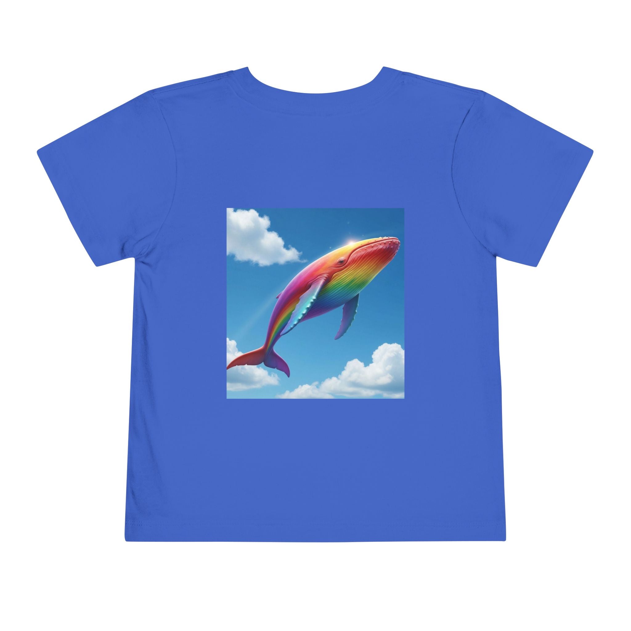 Toddler Tee - Flying Rainbow Whale from the Land of Sparkle Hollow