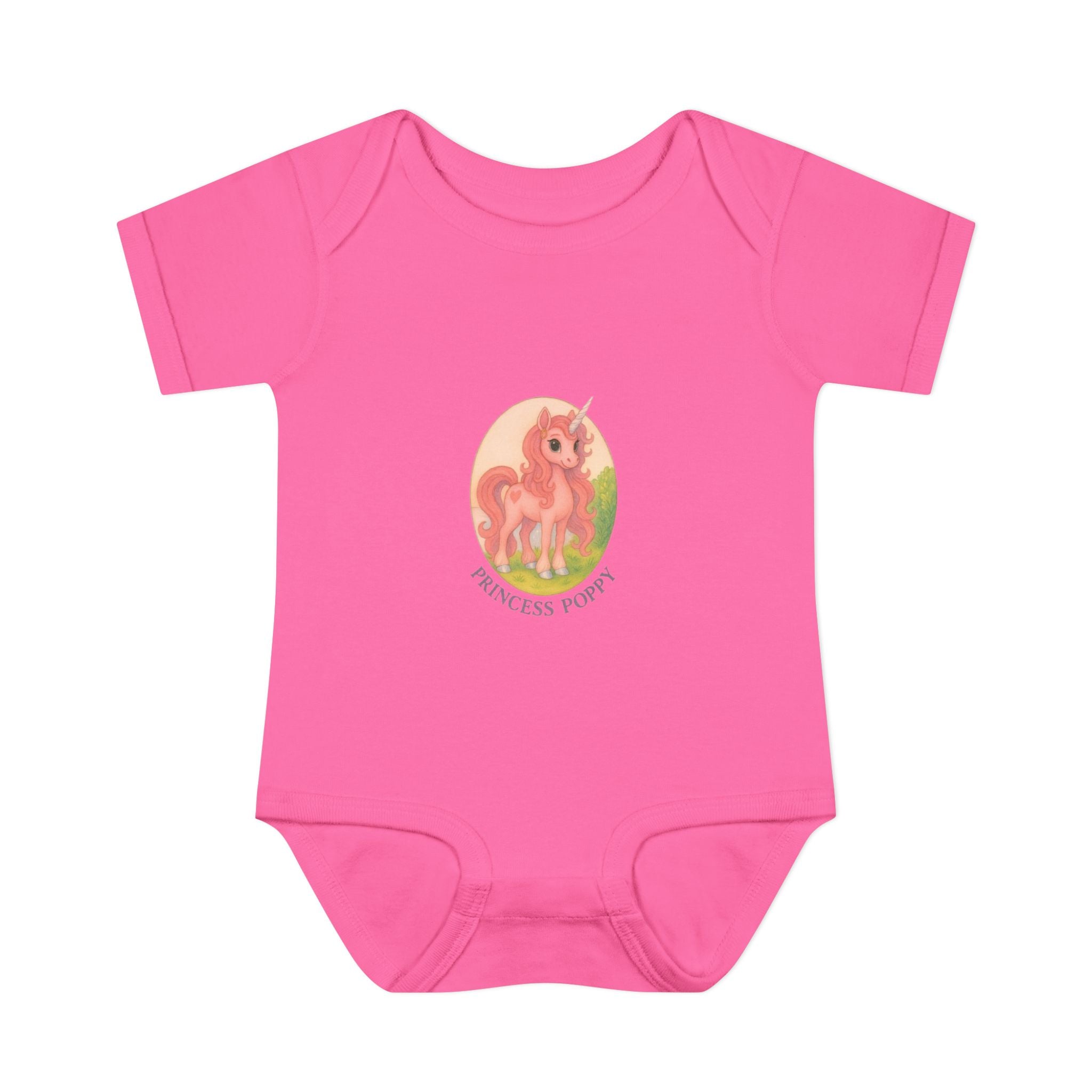 Baby Bodysuit Princess Poppy Unicorn