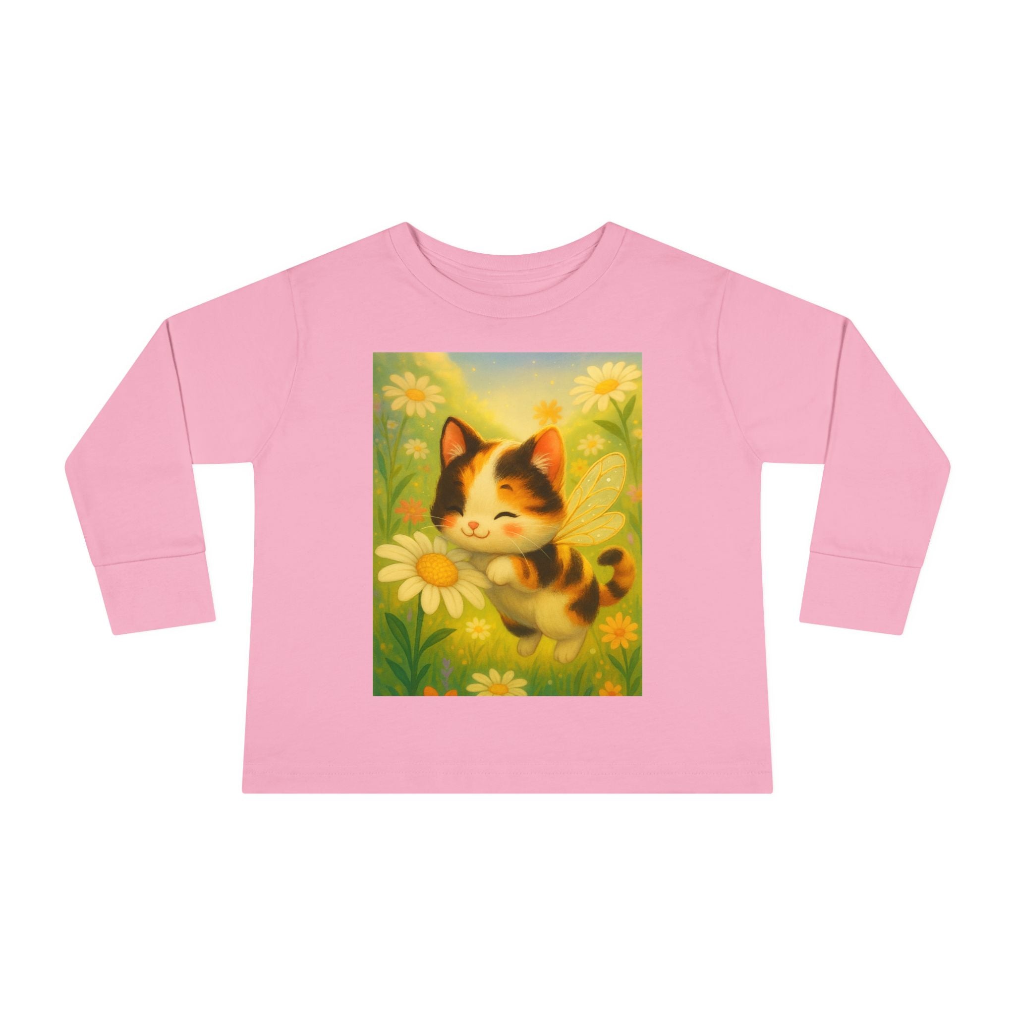 Toddler Tee - Whimsical Buzzabelle the Bumble Cat