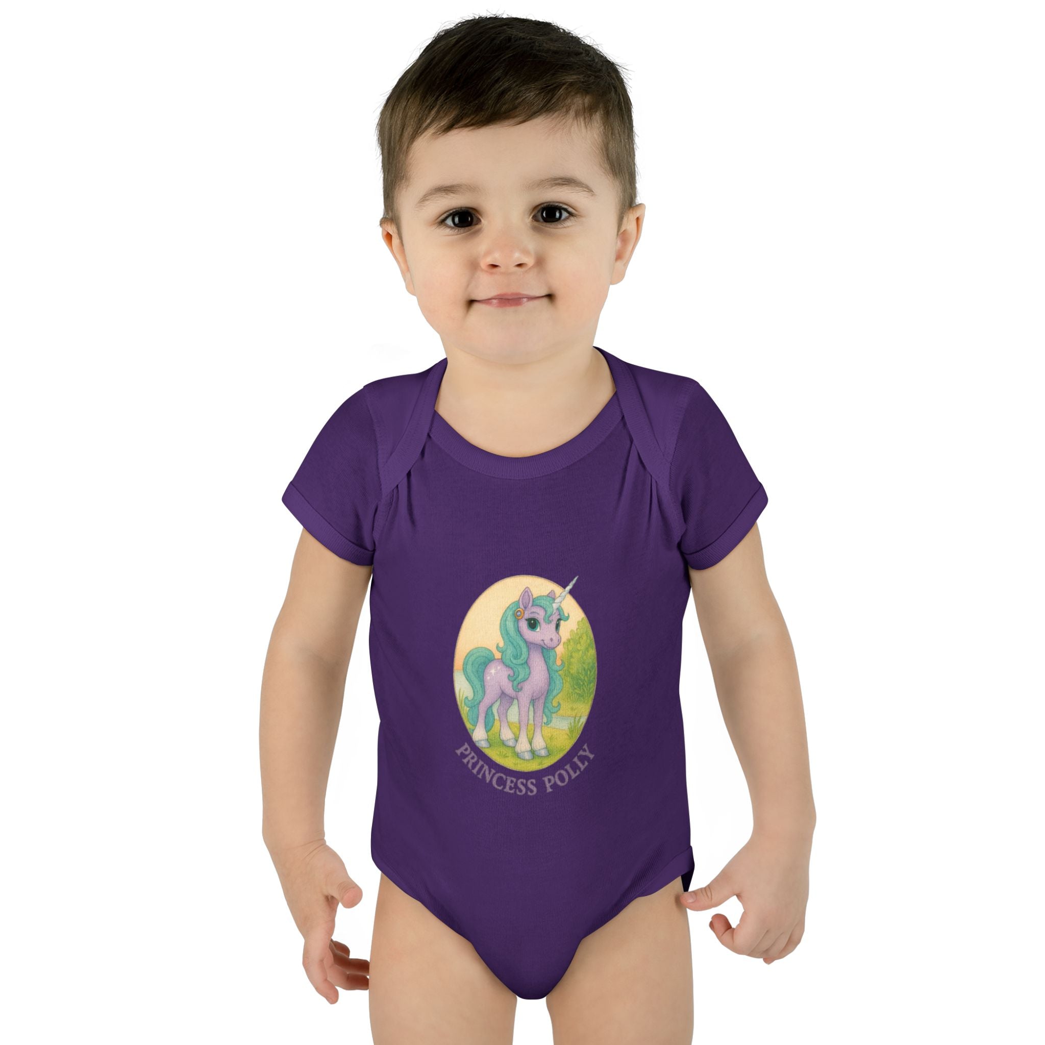 Baby Bodysuit - Princess Polly Unicorn Design