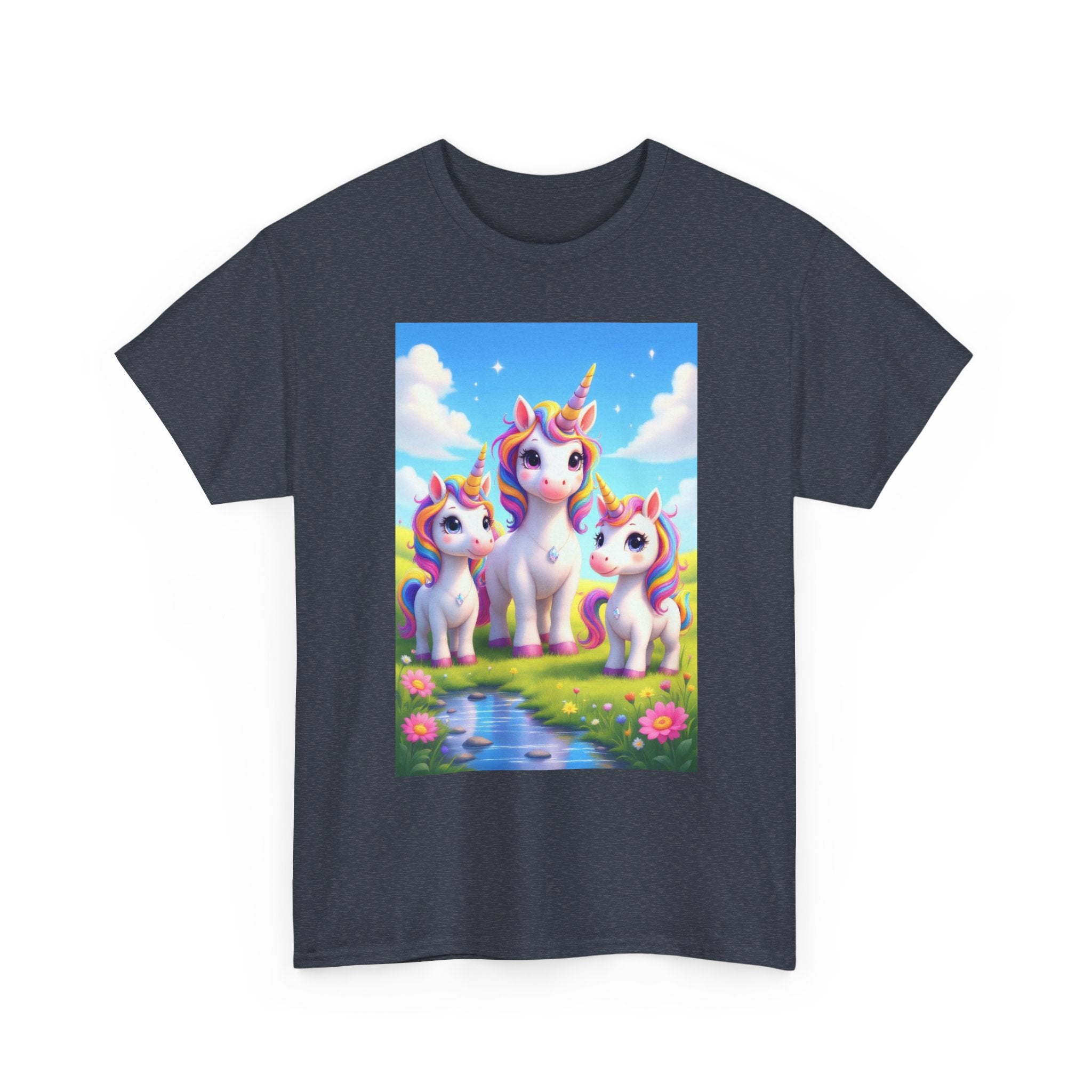 Unisex Tee - Unicorn Family Design
