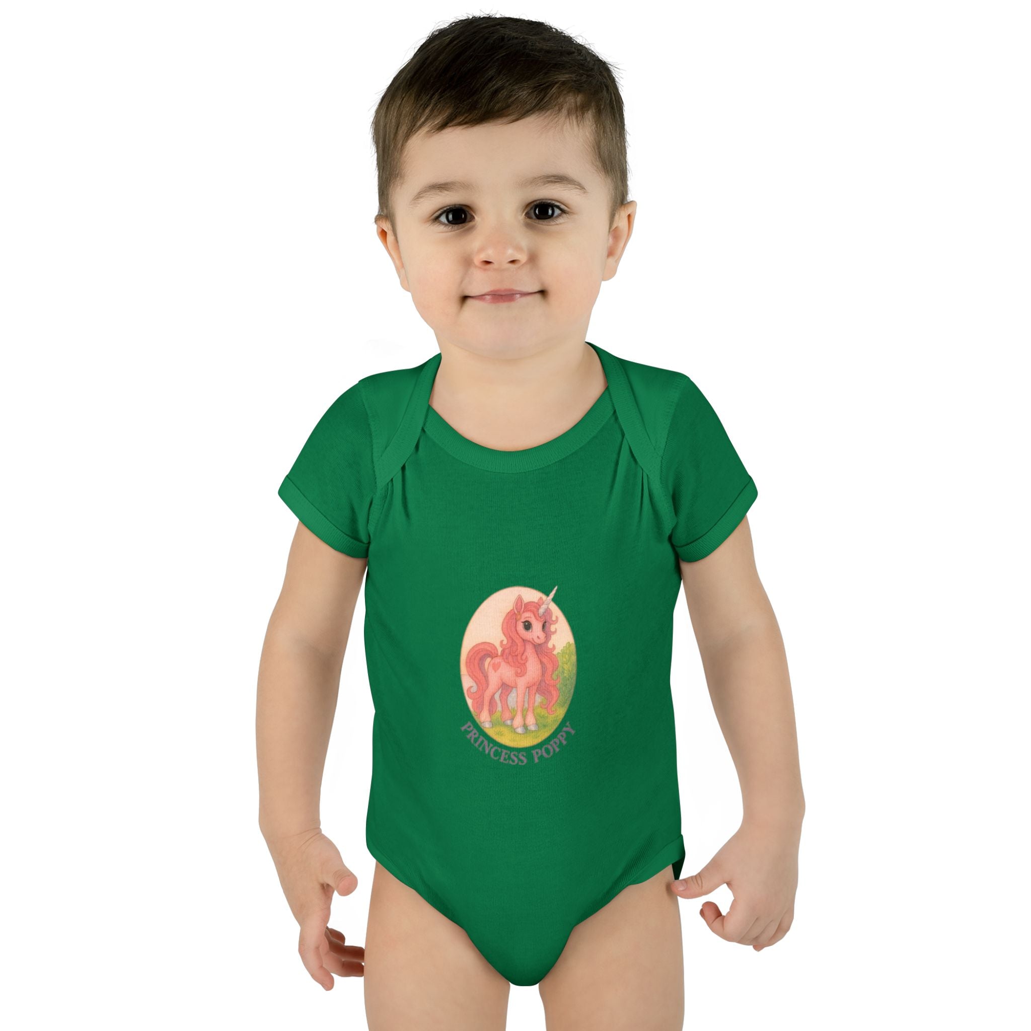 Baby Bodysuit Princess Poppy Unicorn