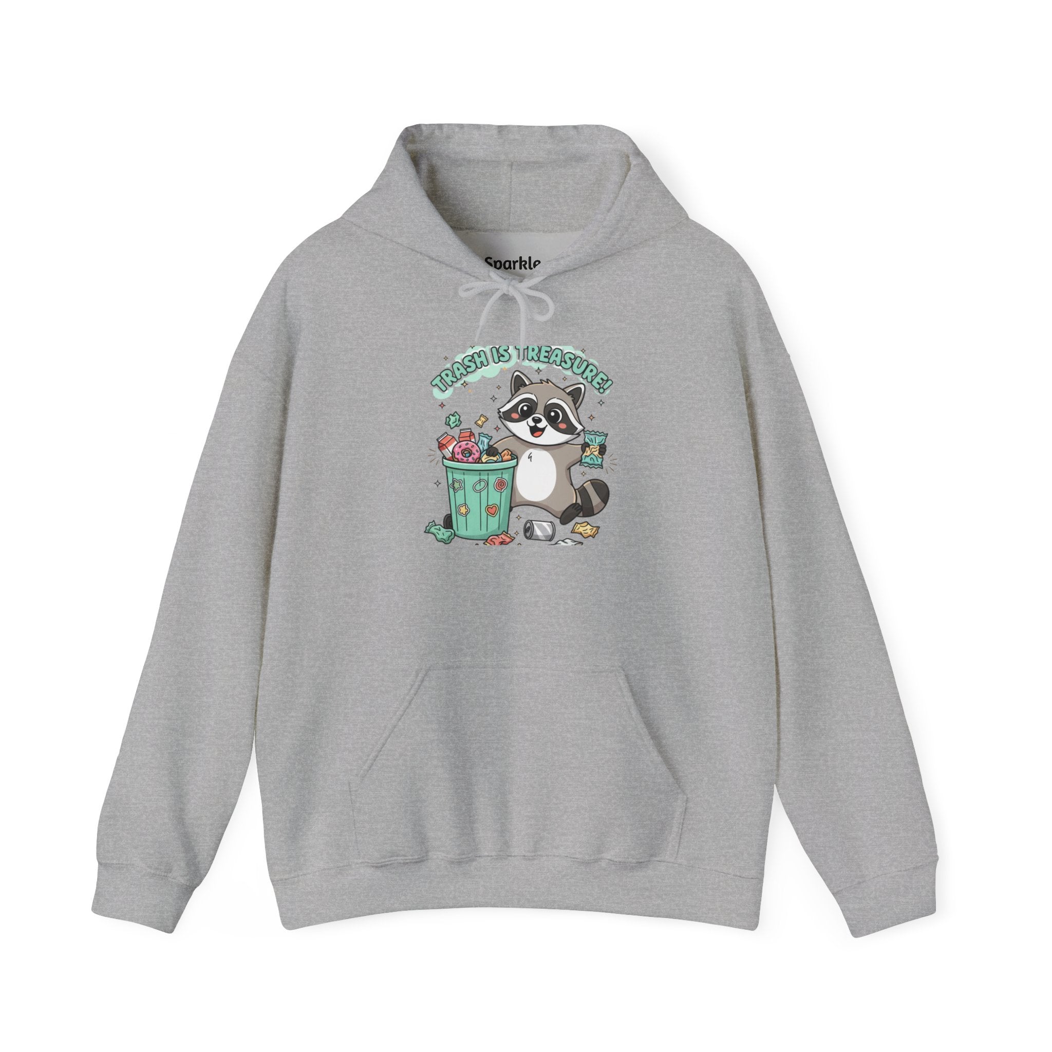 Funny Raccoon Trash Hoodie – 'Trash Panda' Graphic Sweatshirt