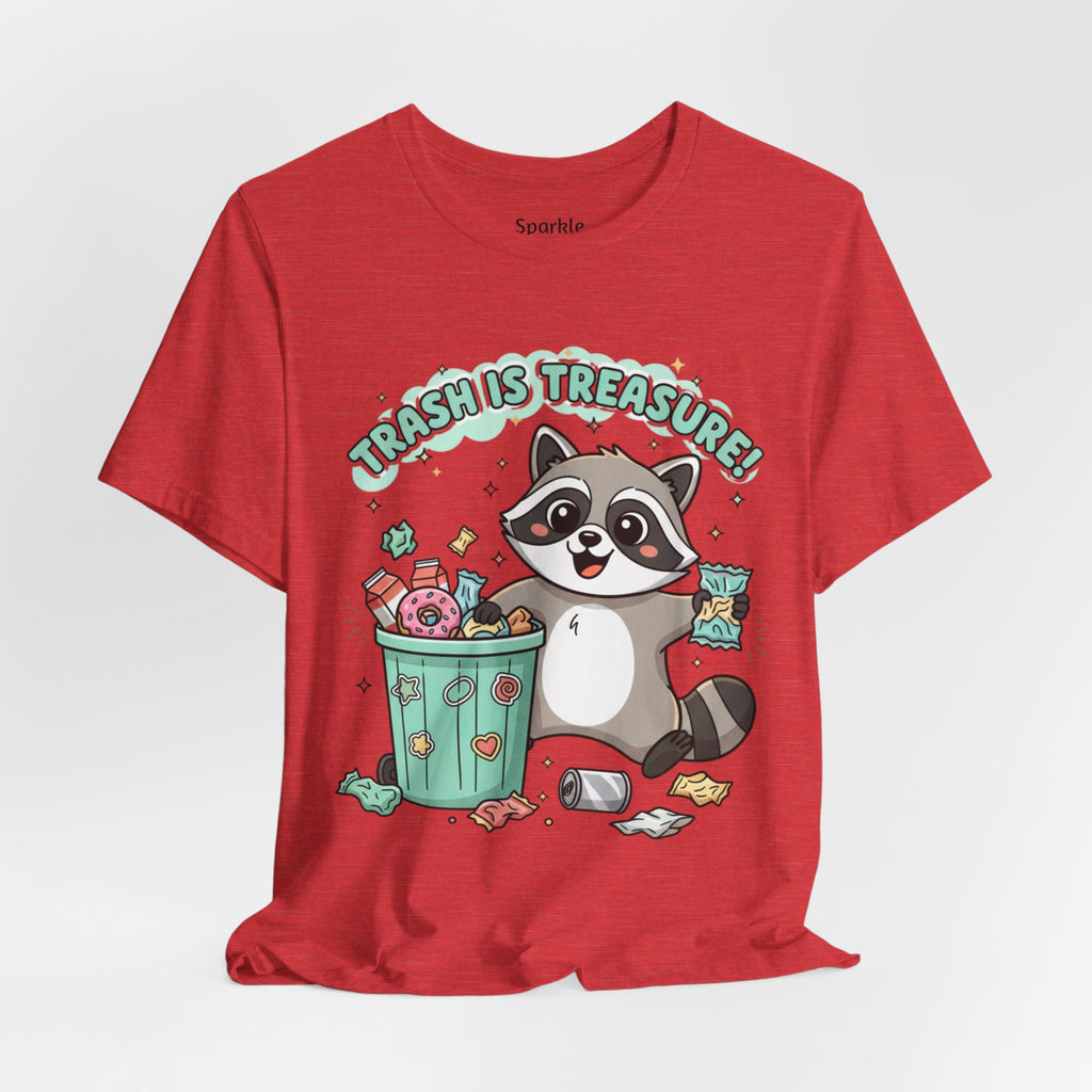Merry Trash-mas Raccoon Tee | trash panda Christmas, cute holiday humor