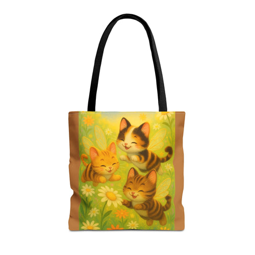 Bumble Cat Tote Bag - Whimsical Design from Sparkle Hollow