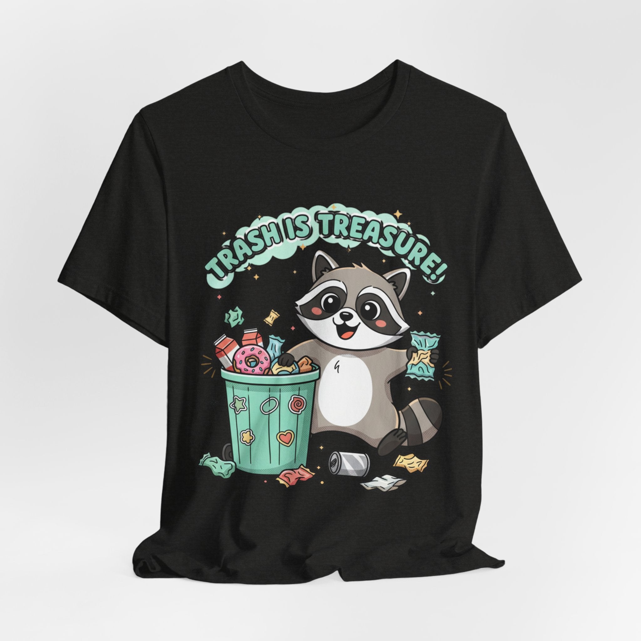 Merry Trash-mas Raccoon Tee | trash panda Christmas, cute holiday humor