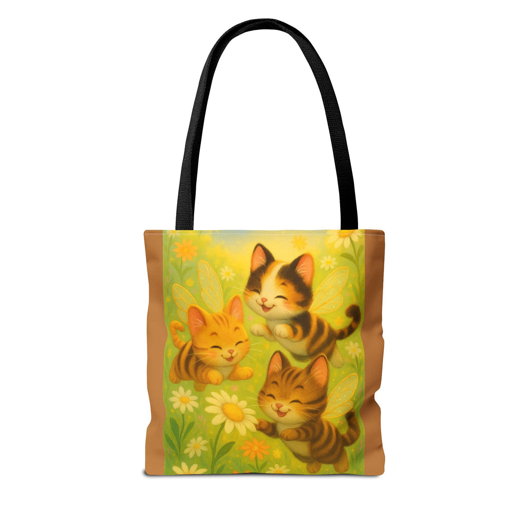 Bumble Cat Tote Bag - Whimsical Design from Sparkle Hollow