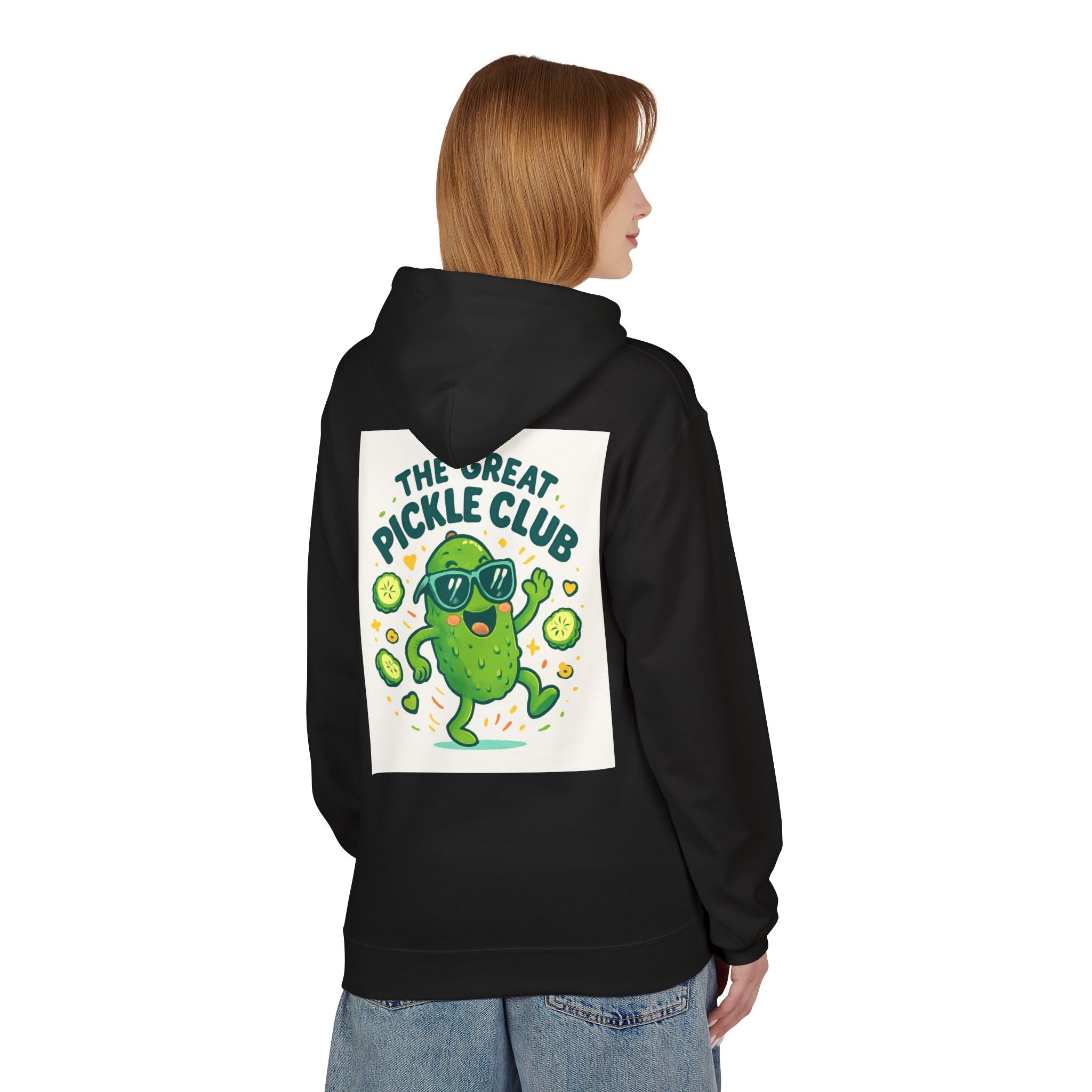 Dancing Pickle Hoodie — Funny Pickleball Player Sweatshirt