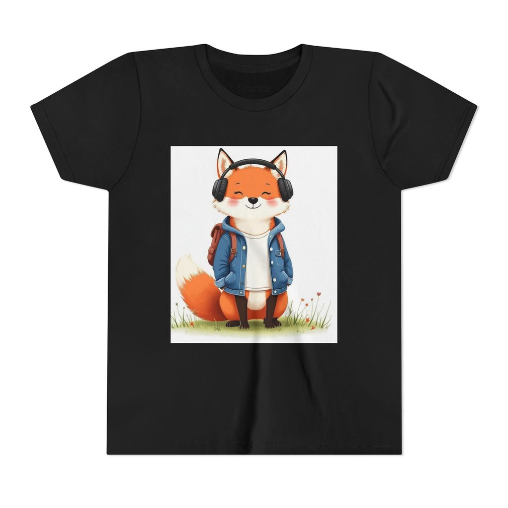 Cool Fox Kid T-Shirt — Sparkle Hollow Youth Tee