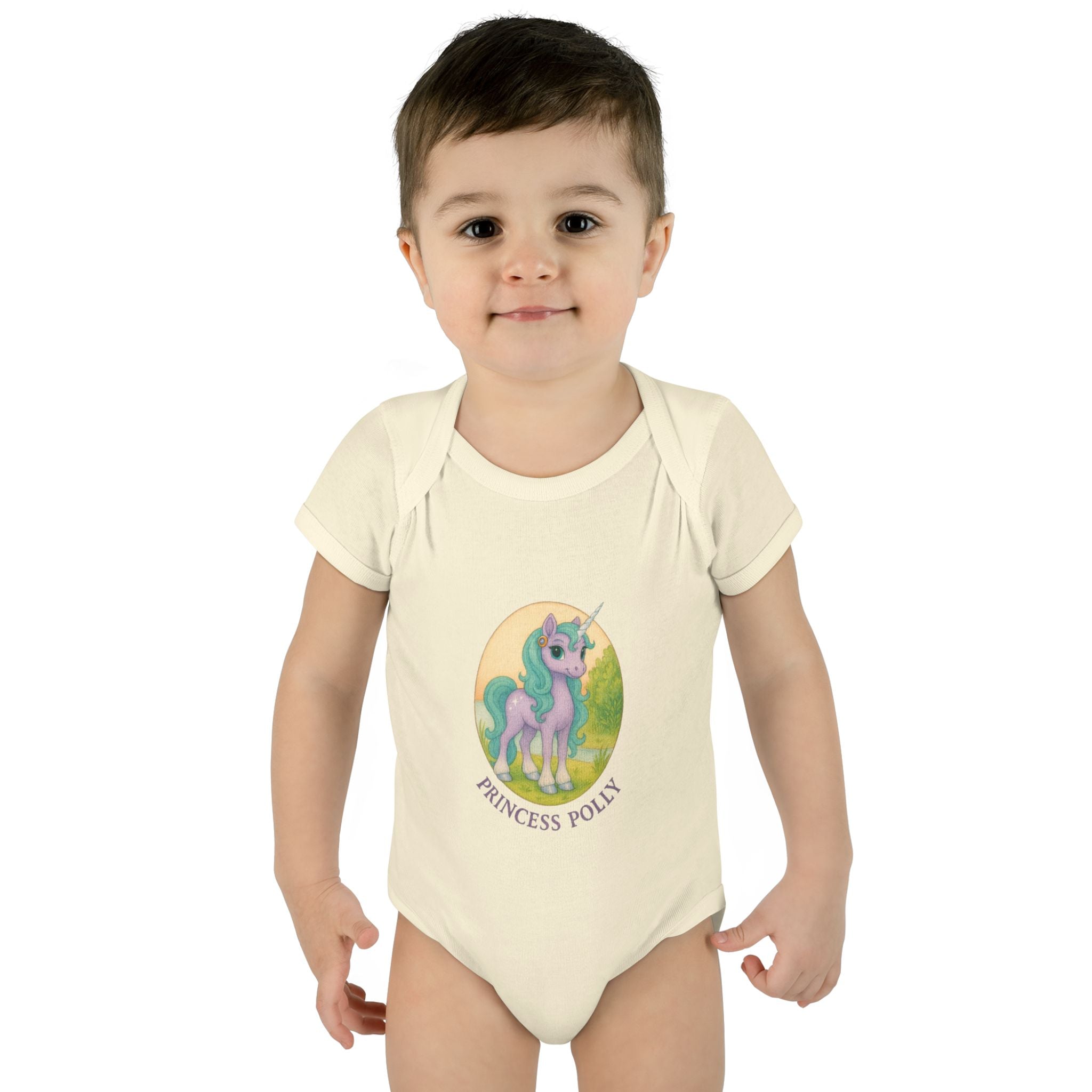 Baby Bodysuit - Princess Polly Unicorn Design