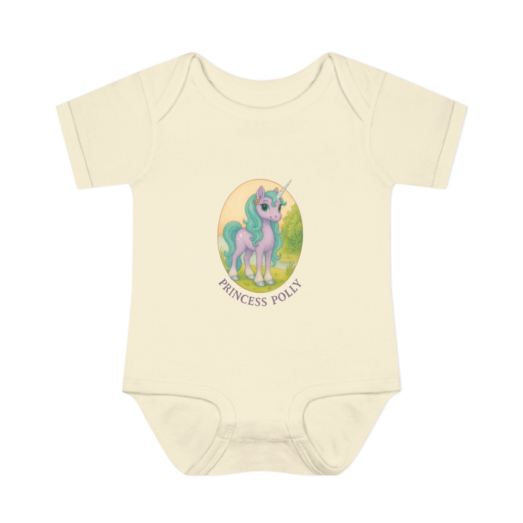 Baby Bodysuit - Princess Polly Unicorn Design