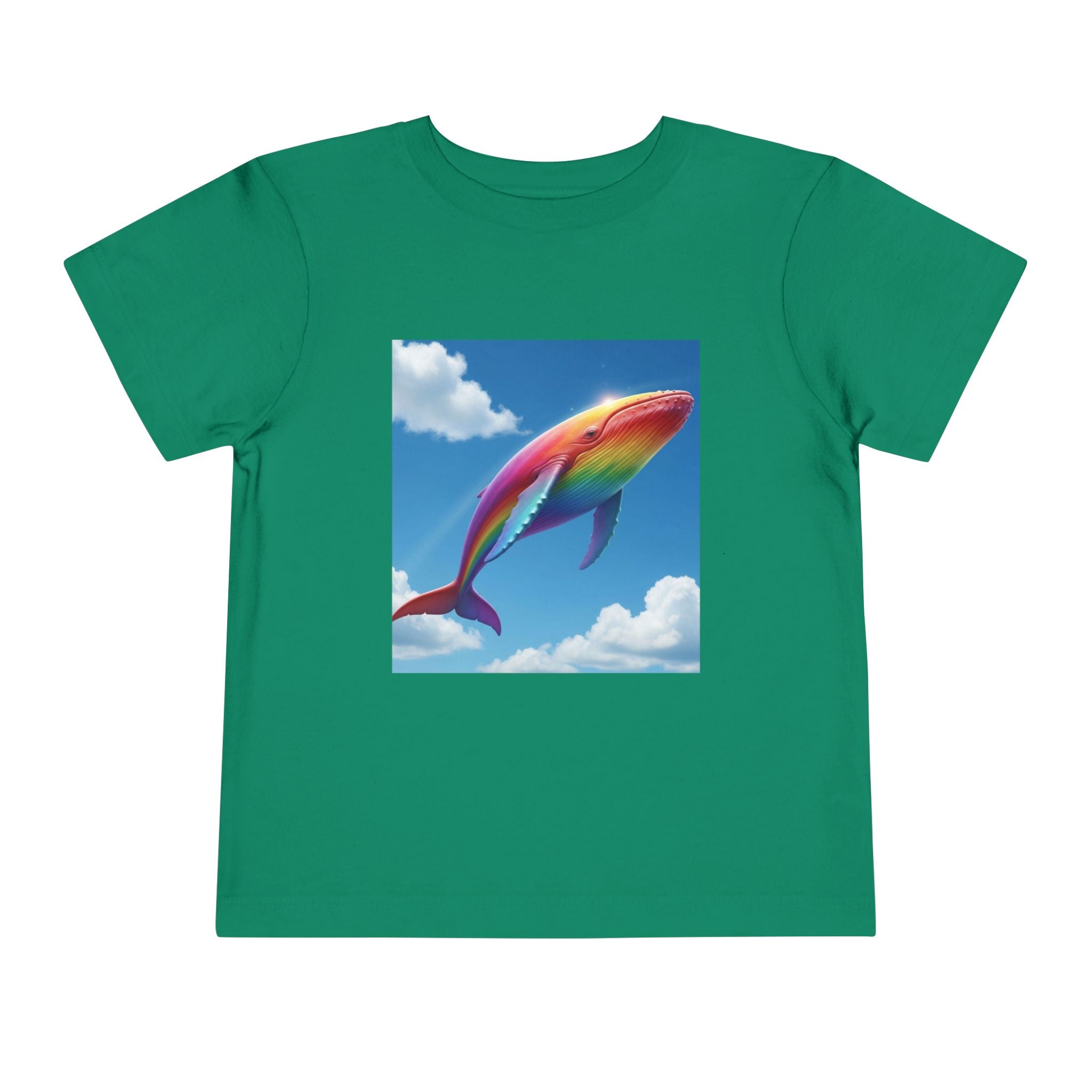 Toddler Tee - Flying Rainbow Whale from the Land of Sparkle Hollow