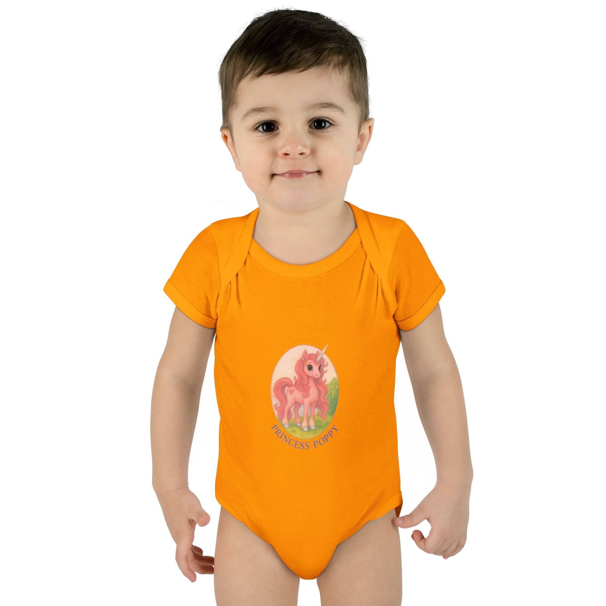 Baby Bodysuit Princess Poppy Unicorn