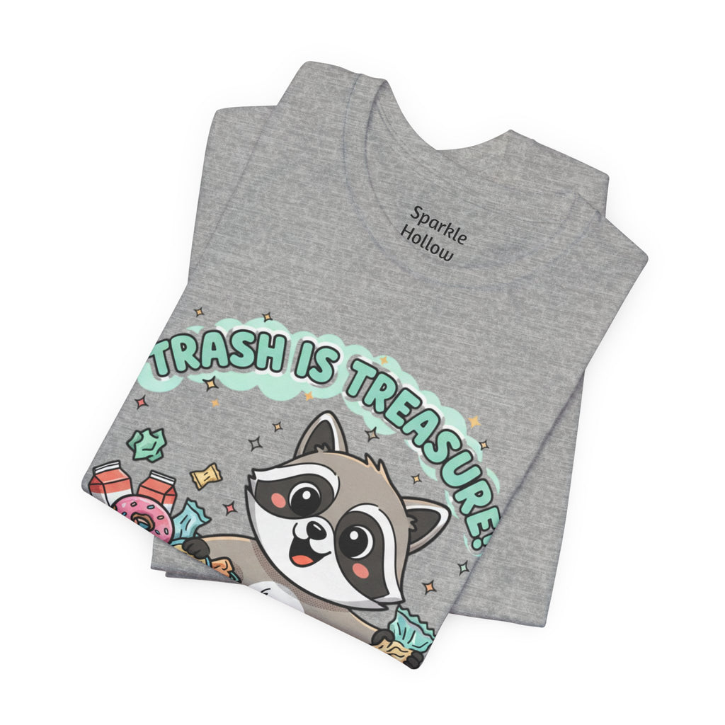 Merry Trash-mas Raccoon Tee | trash panda Christmas, cute holiday humor