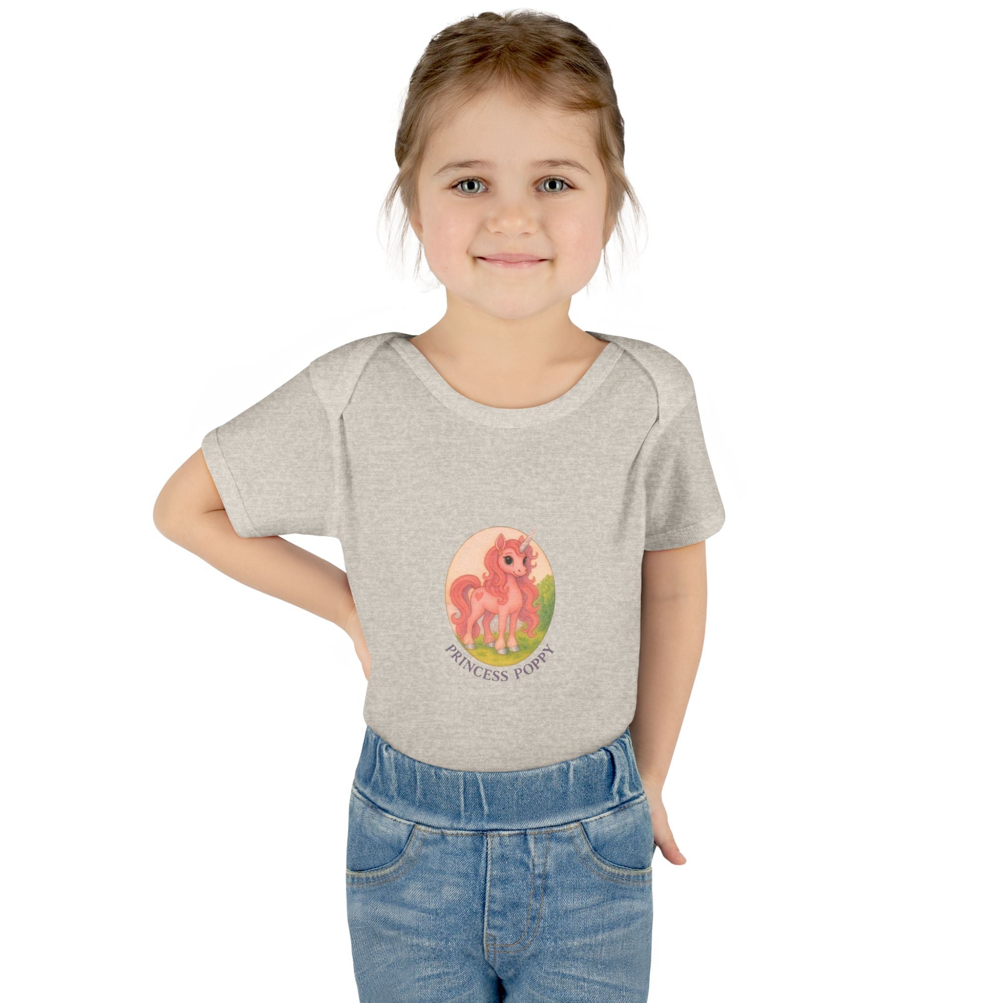 Baby Bodysuit Princess Poppy Unicorn