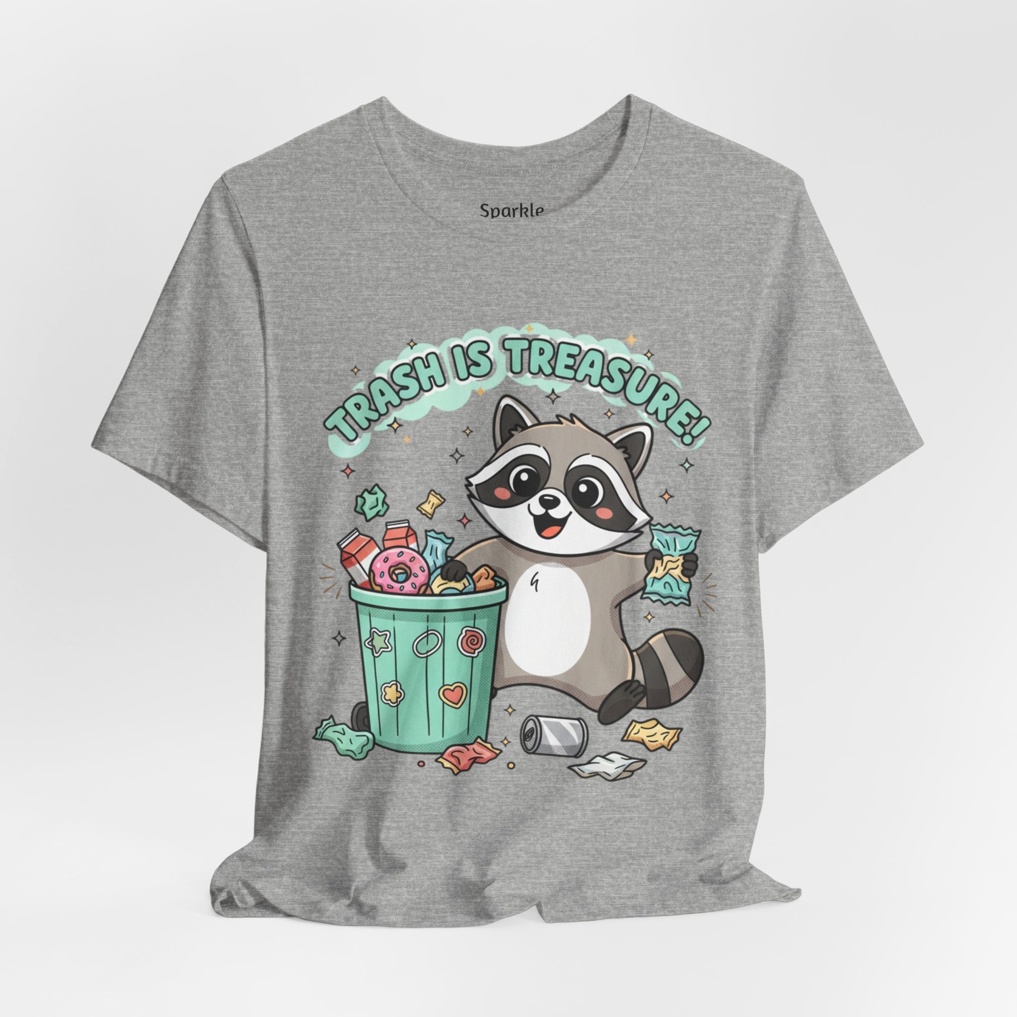 Merry Trash-mas Raccoon Tee | trash panda Christmas, cute holiday humor