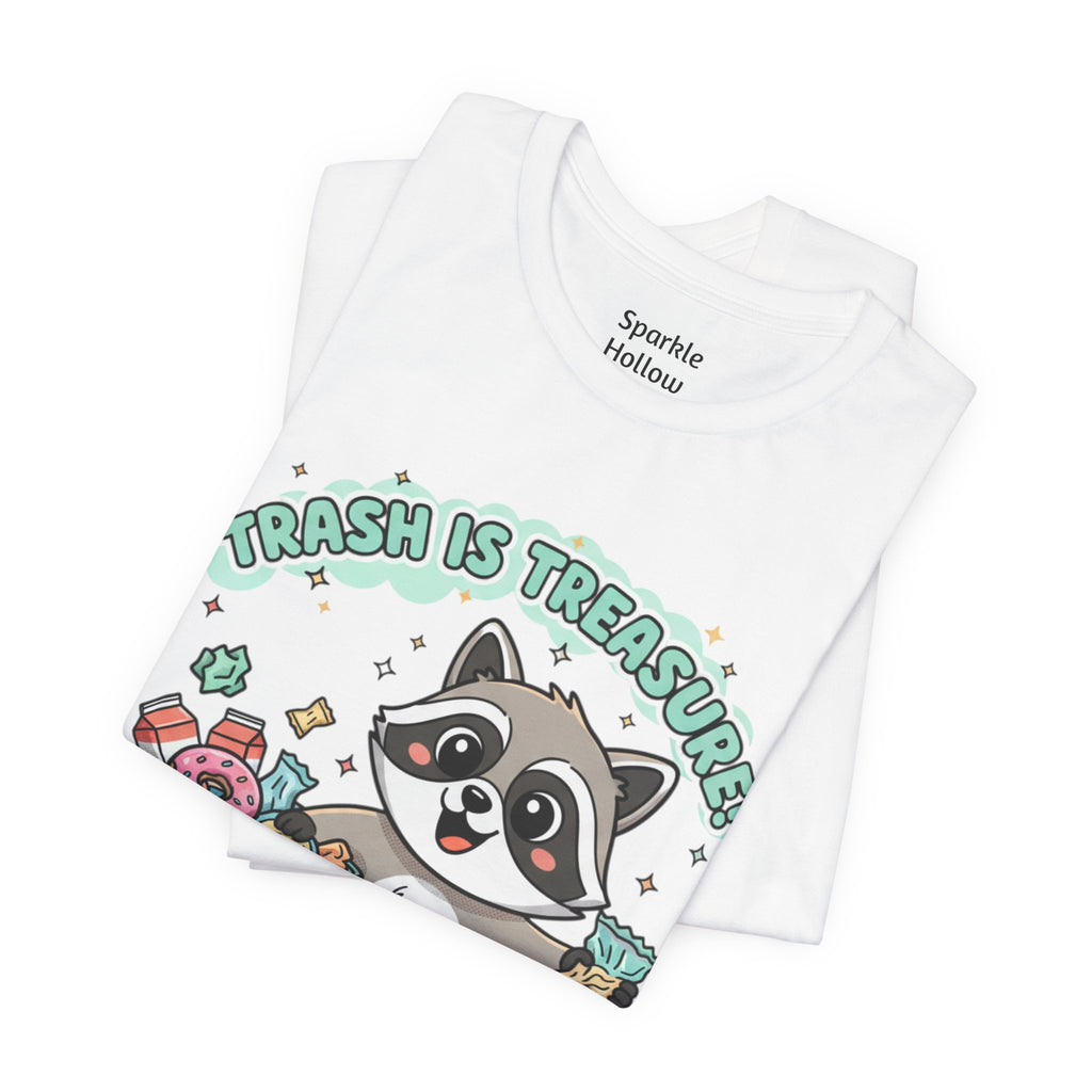 Merry Trash-mas Raccoon Tee | trash panda Christmas, cute holiday humor