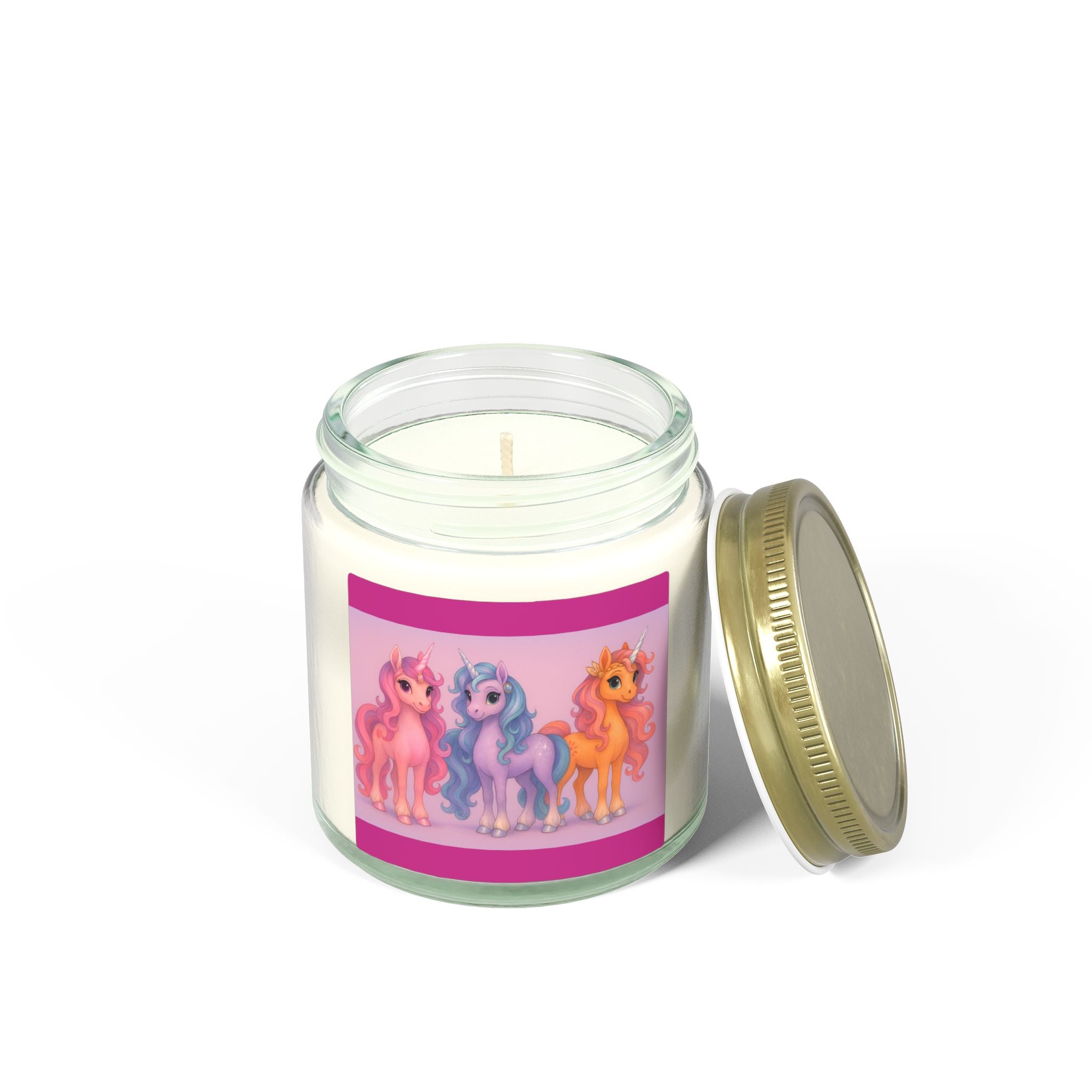 Unicorn Princess Trio Collection - Coconut Apricot Wax - Fun & Whimsical Decor