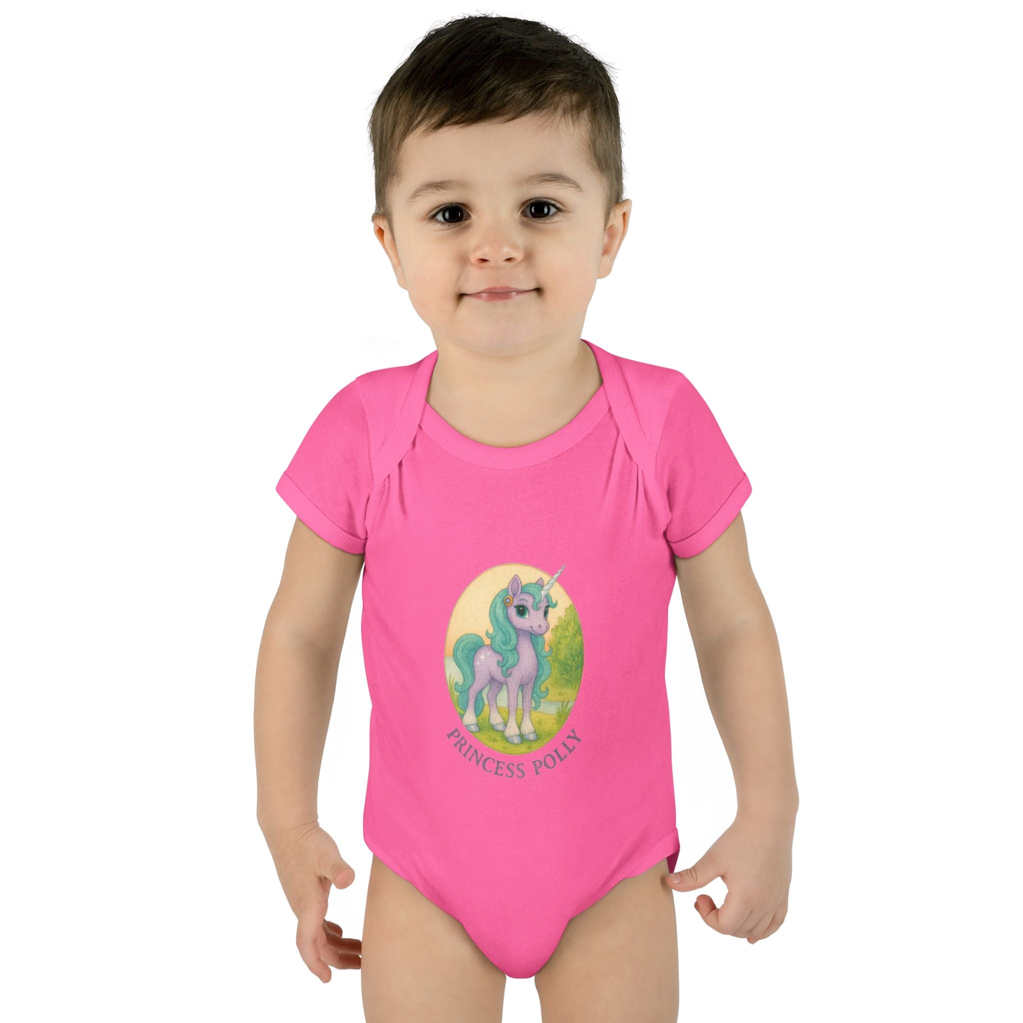 Baby Bodysuit - Princess Polly Unicorn Design