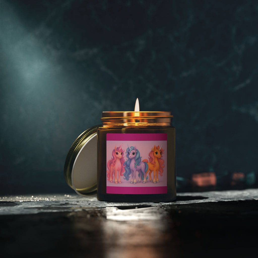 Unicorn Princess Trio Collection - Coconut Apricot Wax - Fun & Whimsical Decor