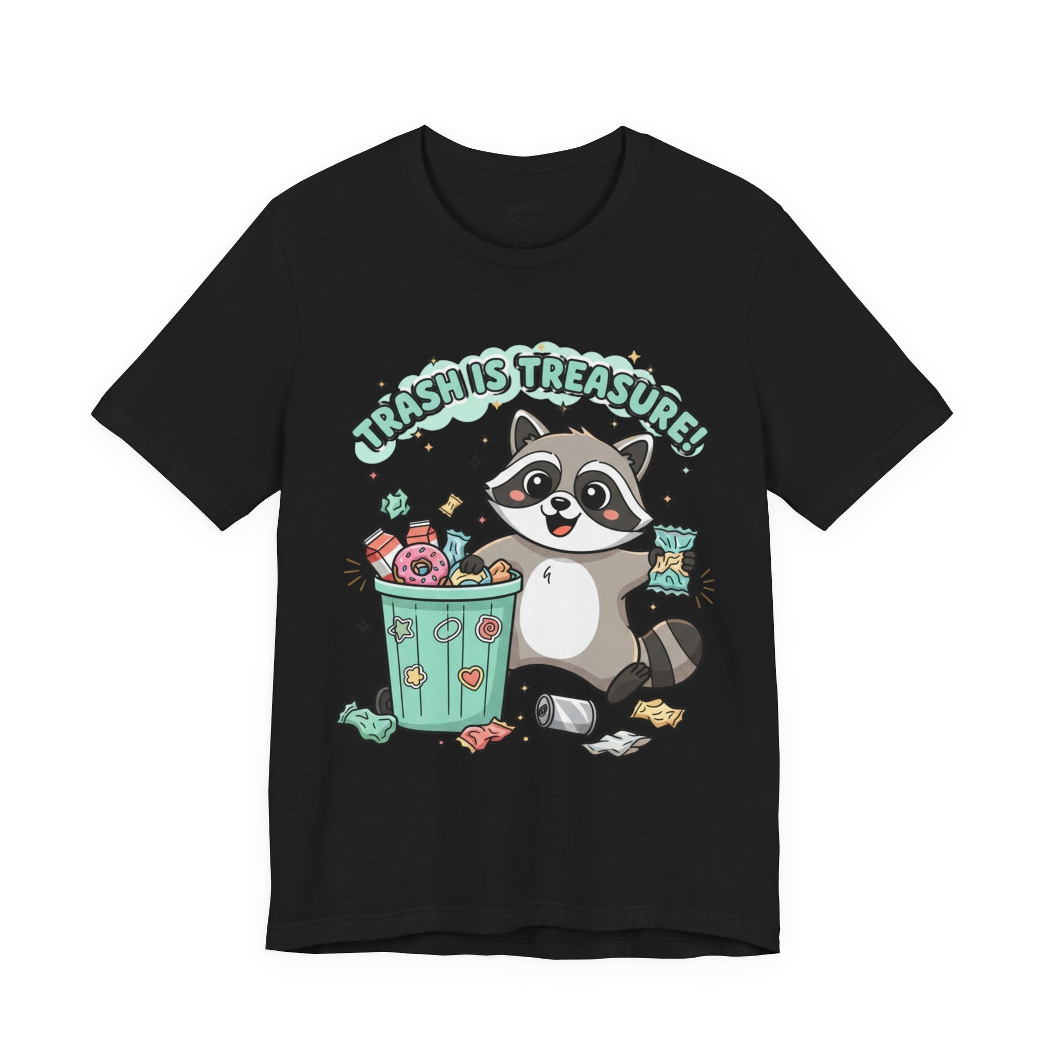 Merry Trash-mas Raccoon Tee | trash panda Christmas, cute holiday humor