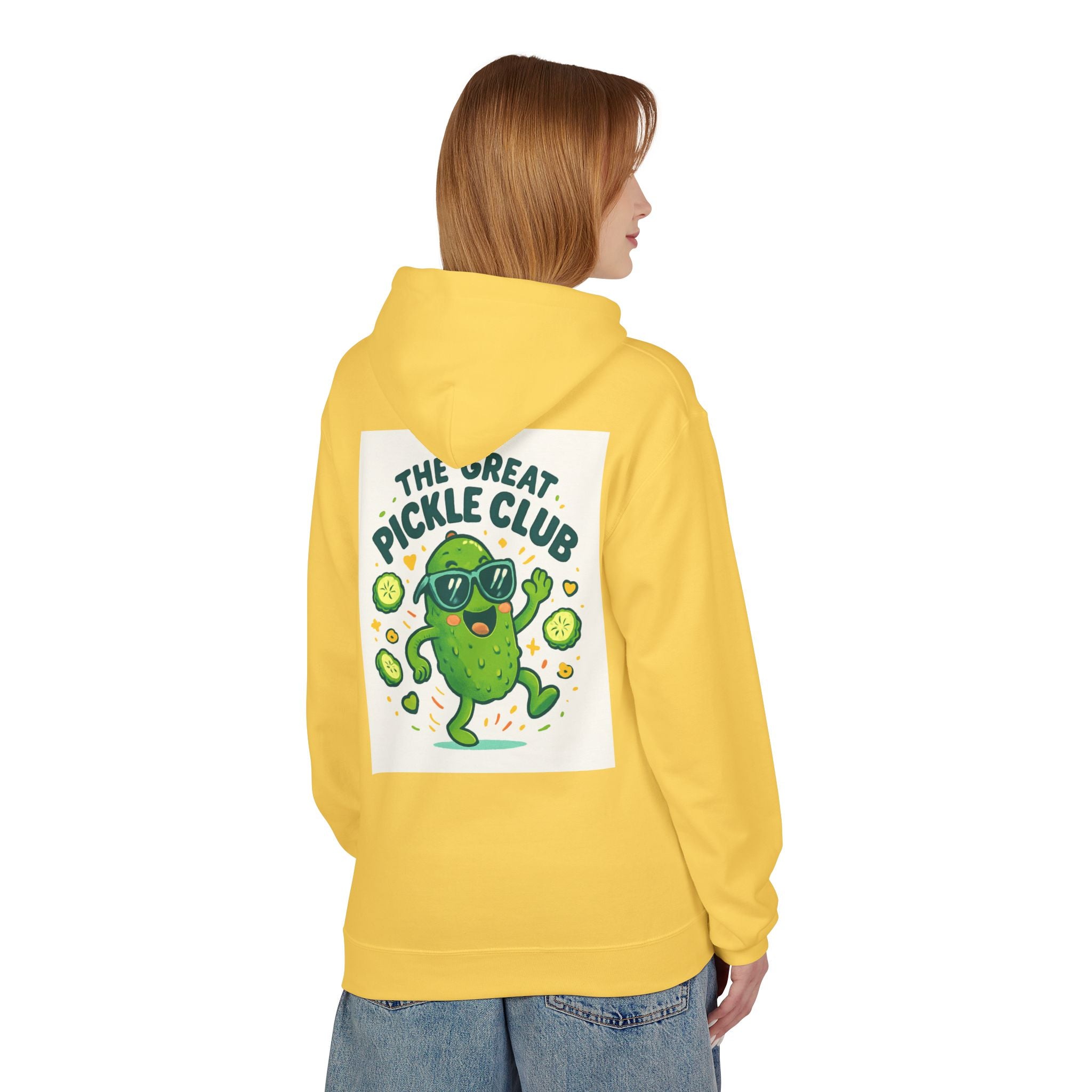 Dancing Pickle Hoodie — Funny Pickleball Player Sweatshirt