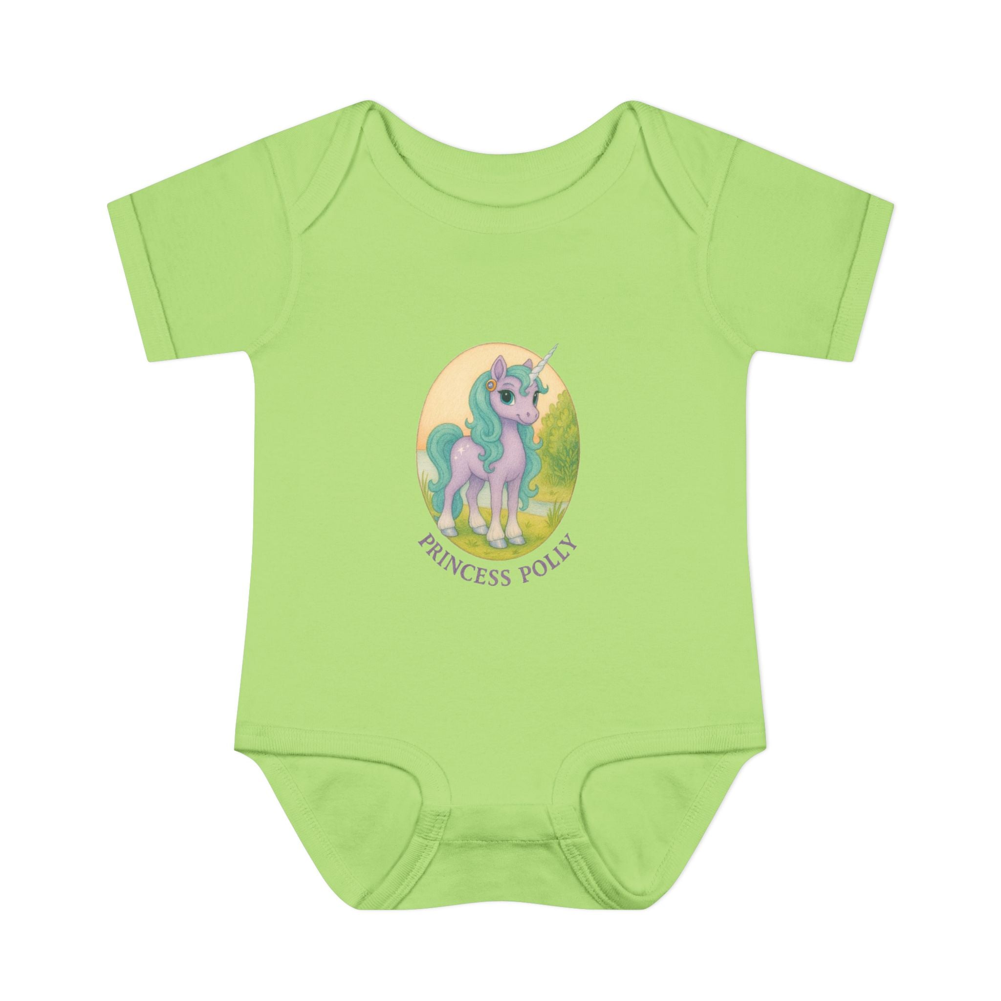 Baby Bodysuit - Princess Polly Unicorn Design