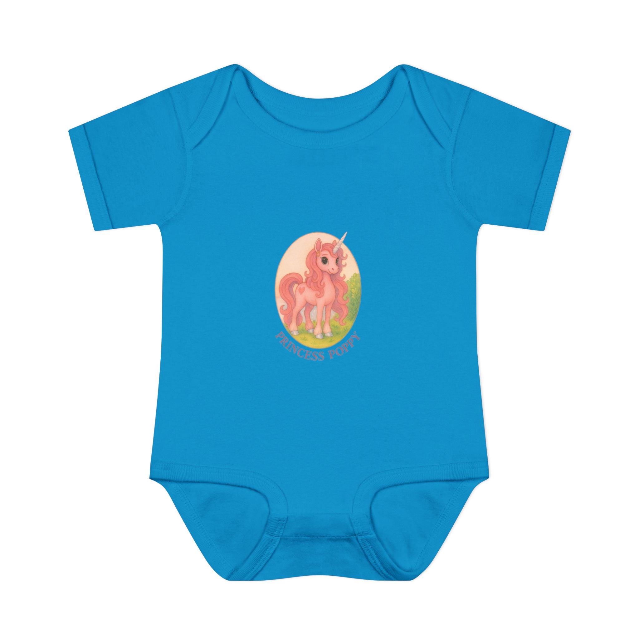 Baby Bodysuit Princess Poppy Unicorn