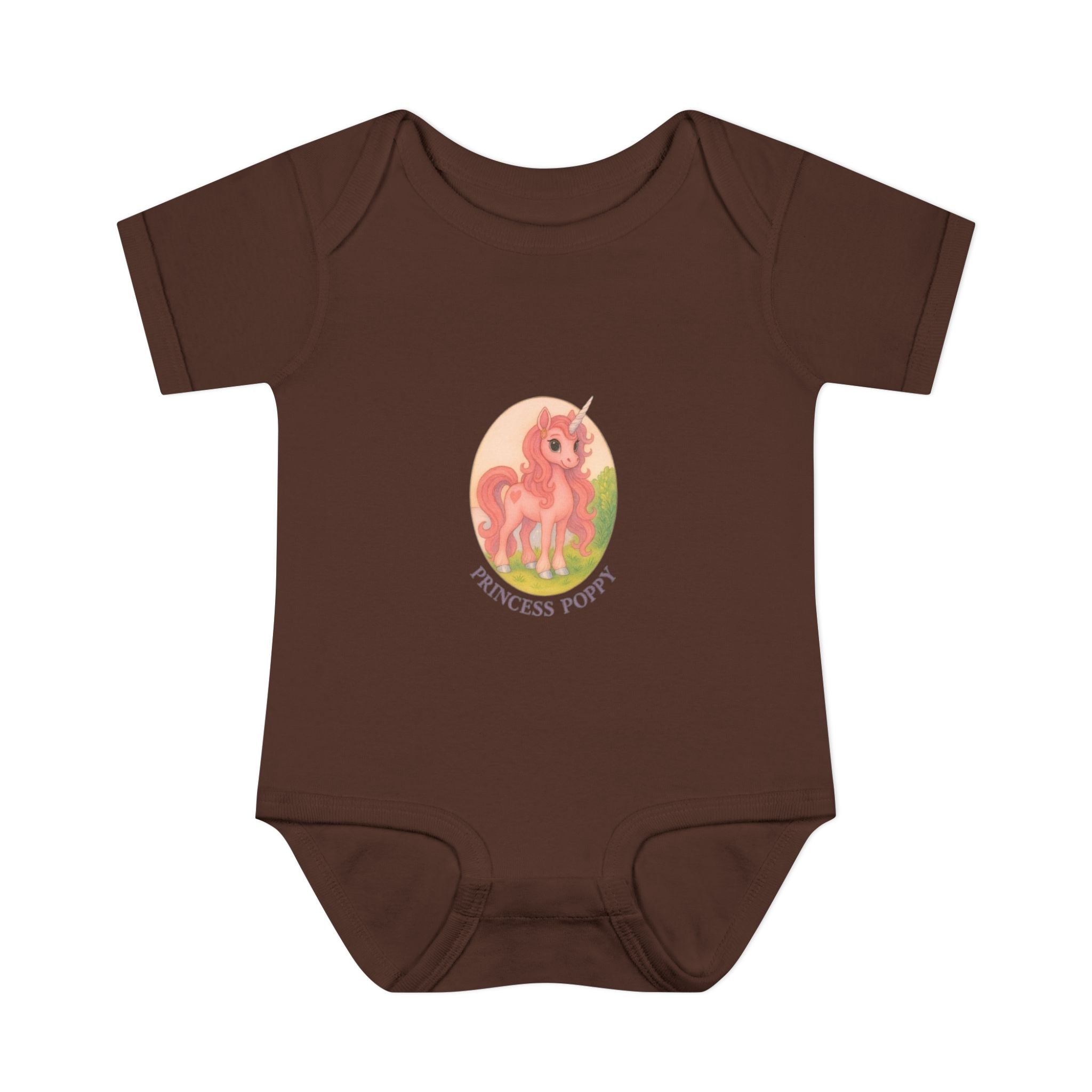Baby Bodysuit Princess Poppy Unicorn