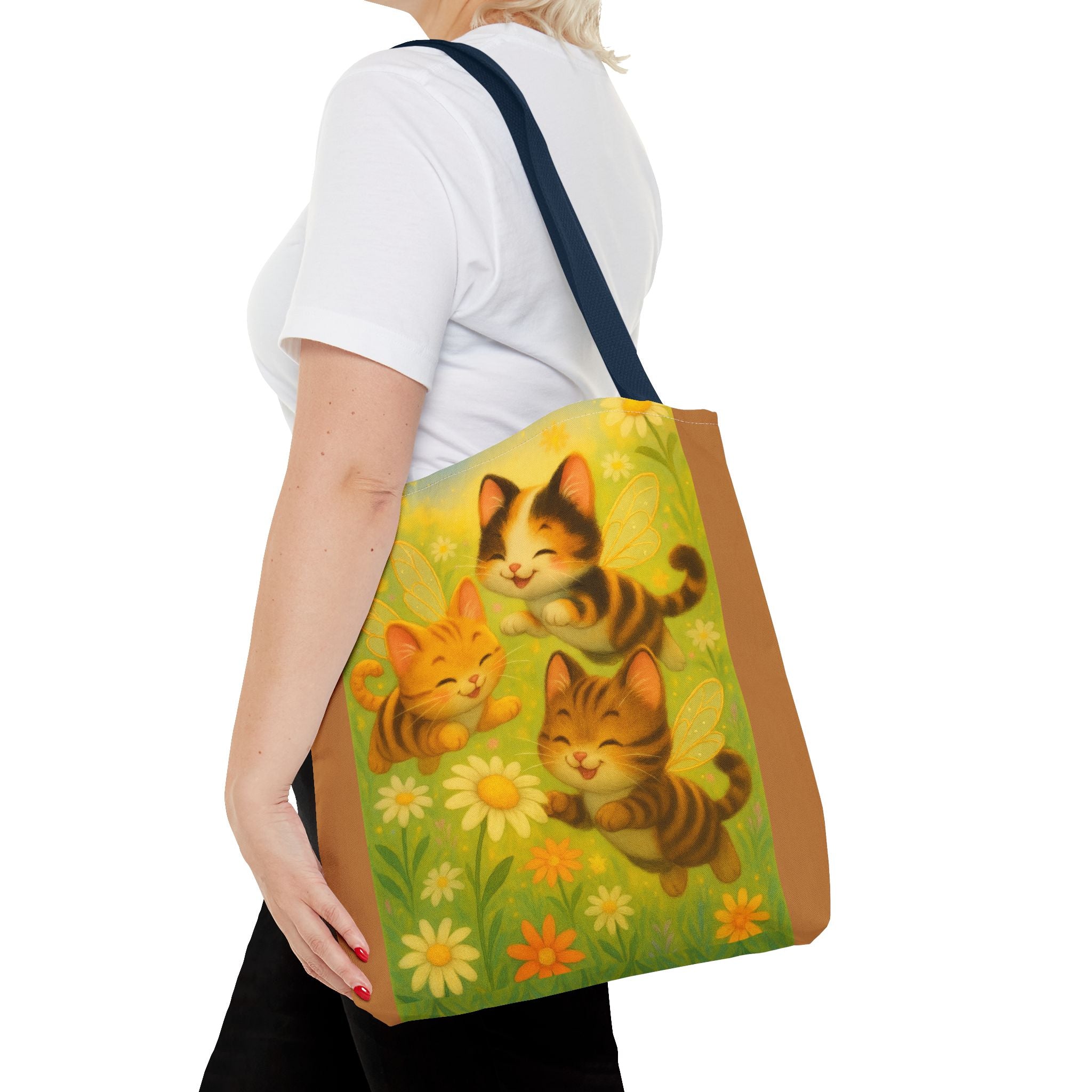 Bumble Cat Tote Bag - Whimsical Design from Sparkle Hollow