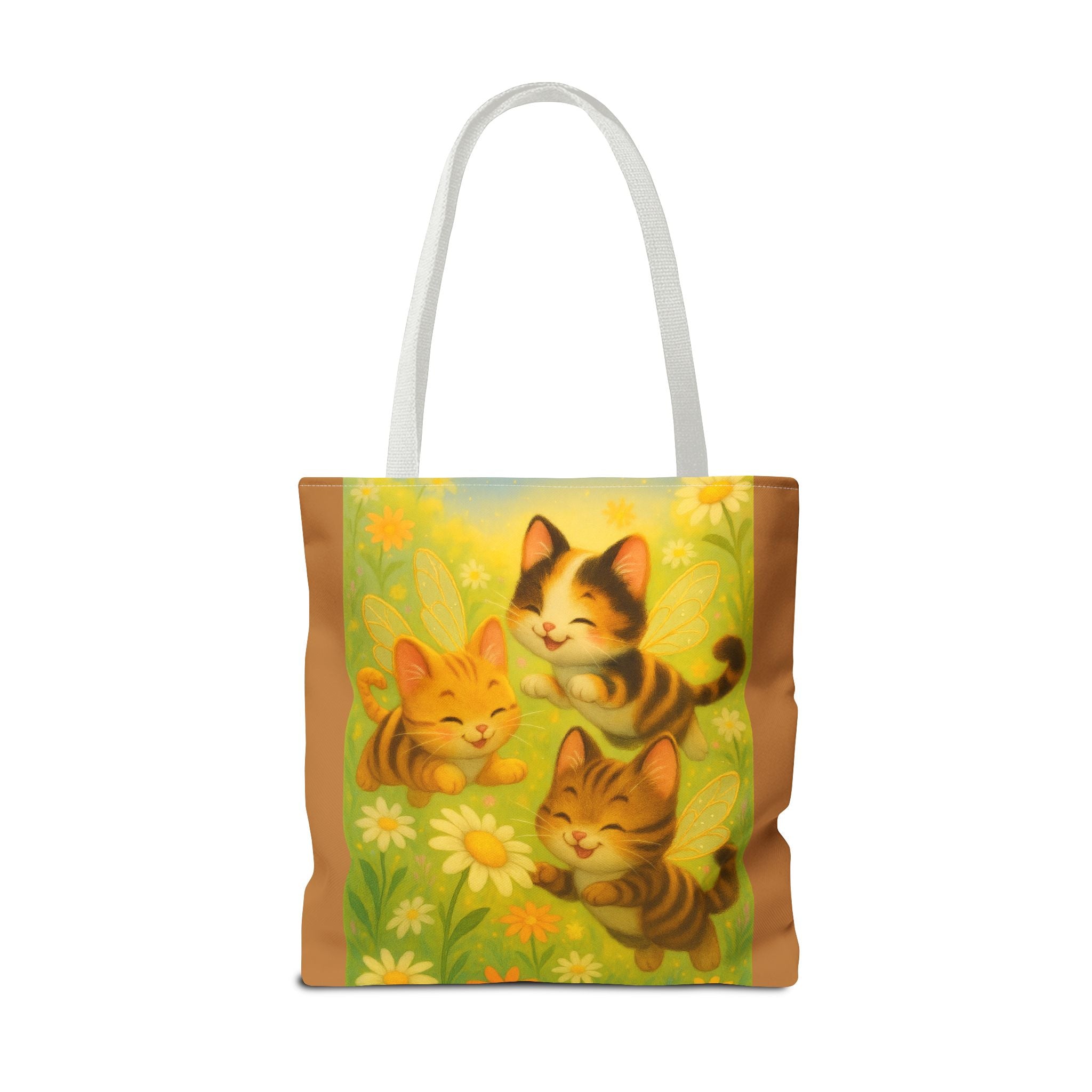 Bumble Cat Tote Bag - Whimsical Design from Sparkle Hollow