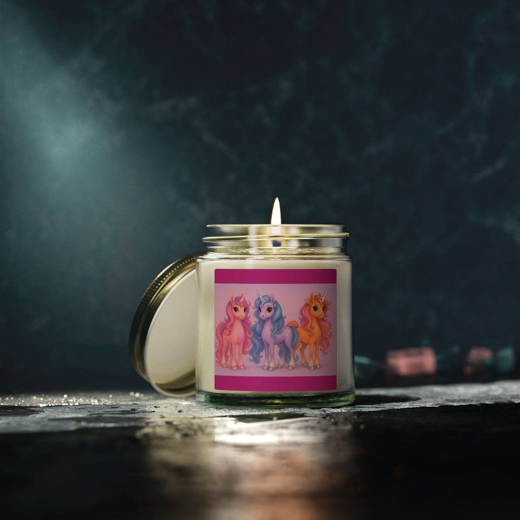 Unicorn Princess Trio Collection - Coconut Apricot Wax - Fun & Whimsical Decor