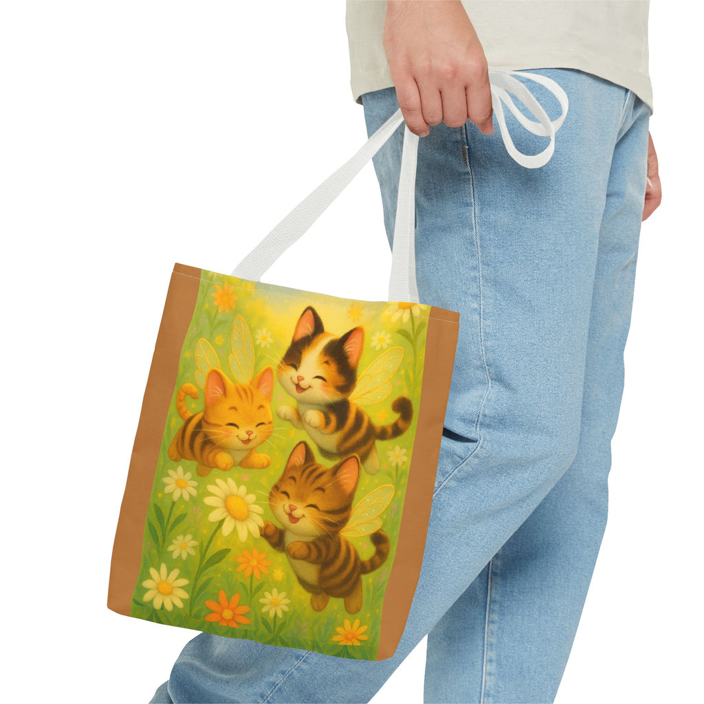 Bumble Cat Tote Bag - Whimsical Design from Sparkle Hollow