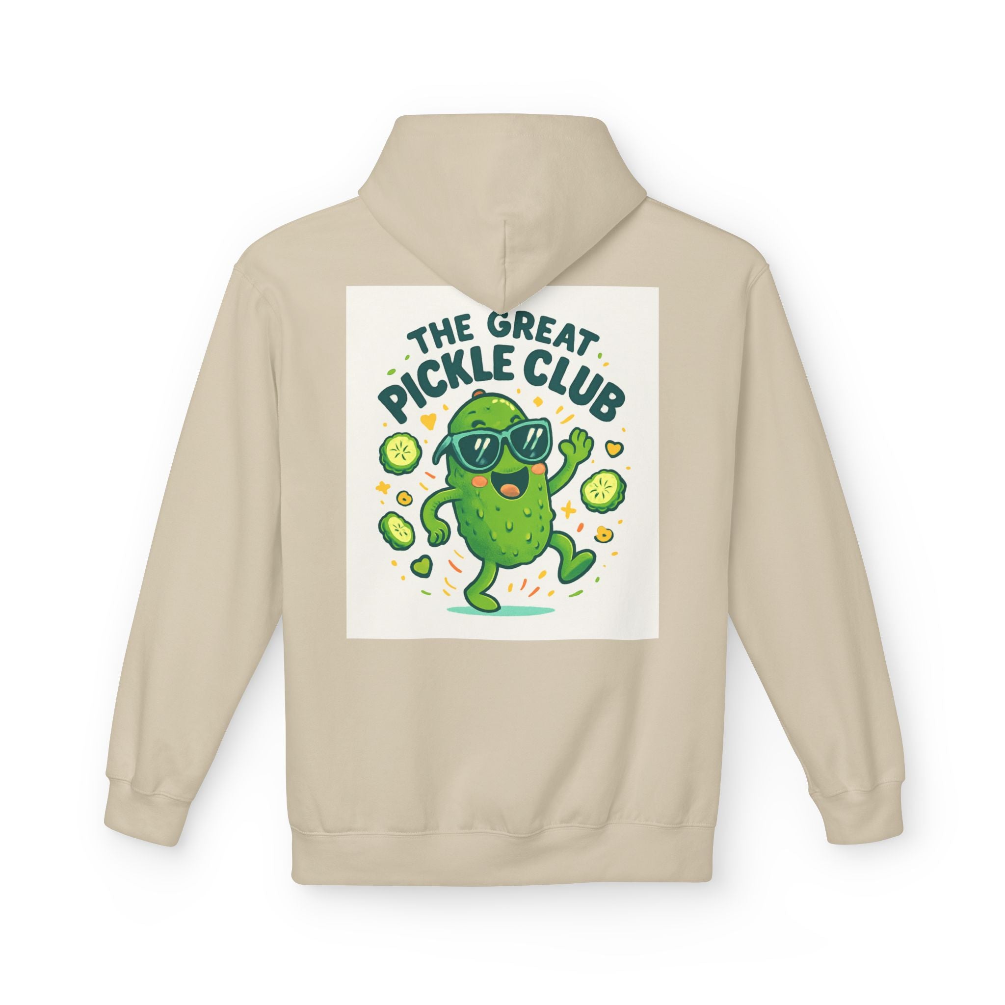 Dancing Pickle Hoodie — Funny Pickleball Player Sweatshirt