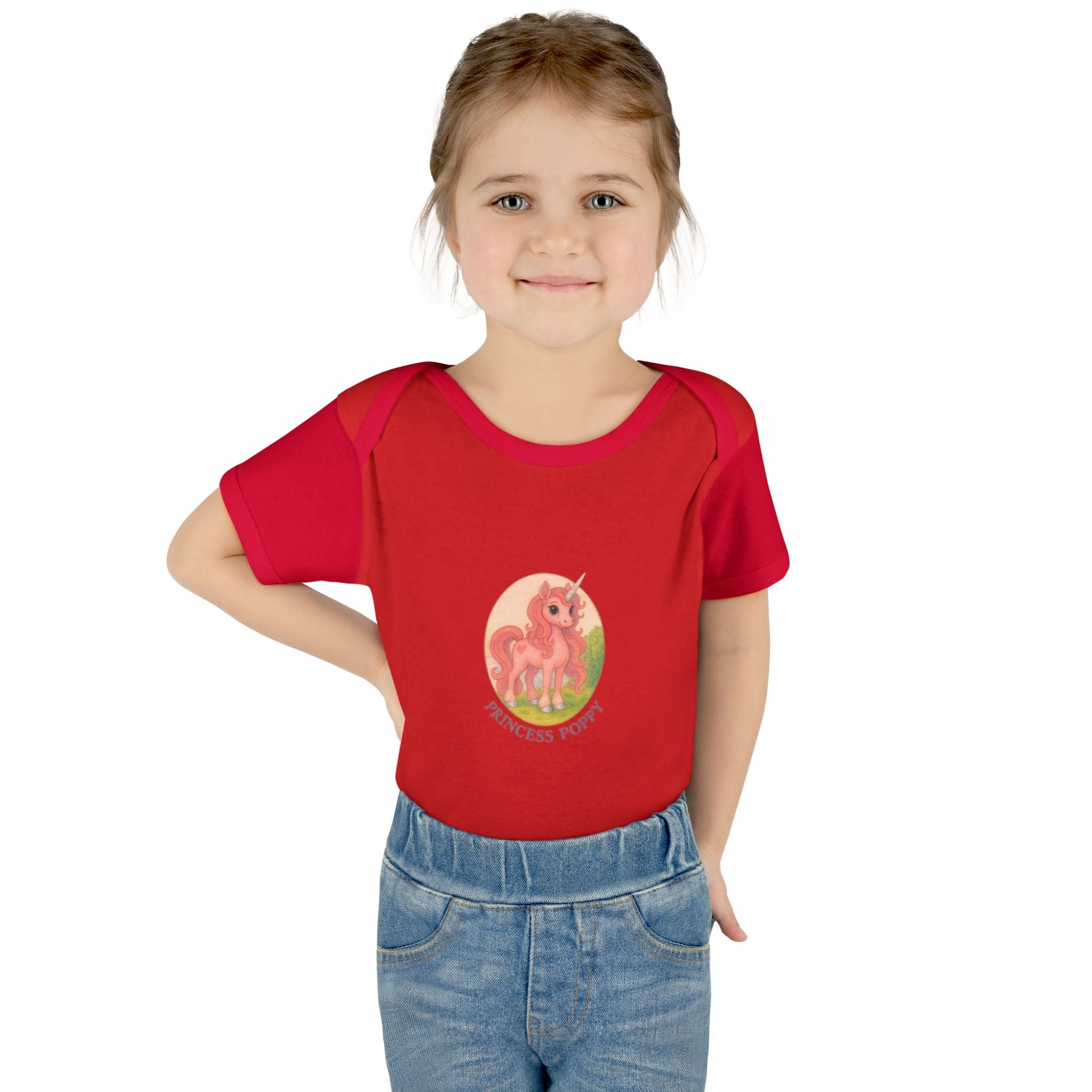 Baby Bodysuit Princess Poppy Unicorn