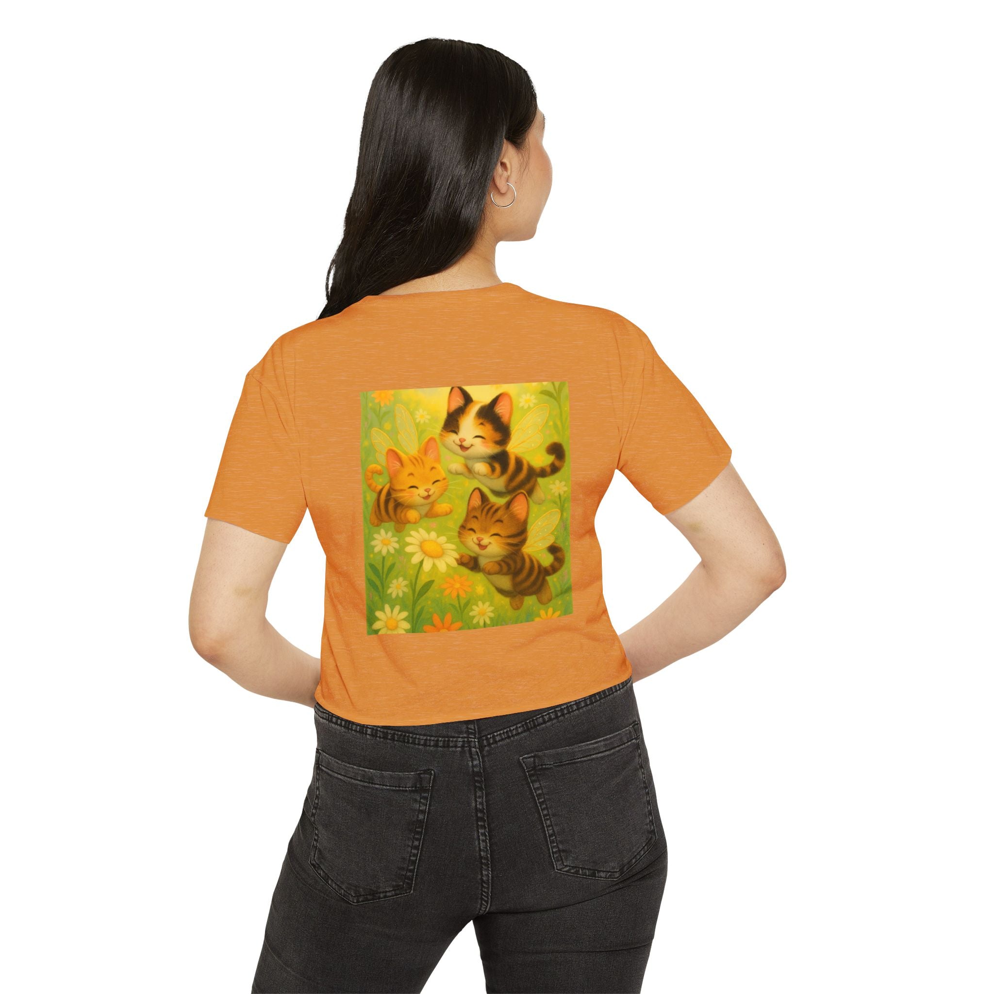 Cute Cat Festival Crop Top for Women - Perfect for Summer Celebrations