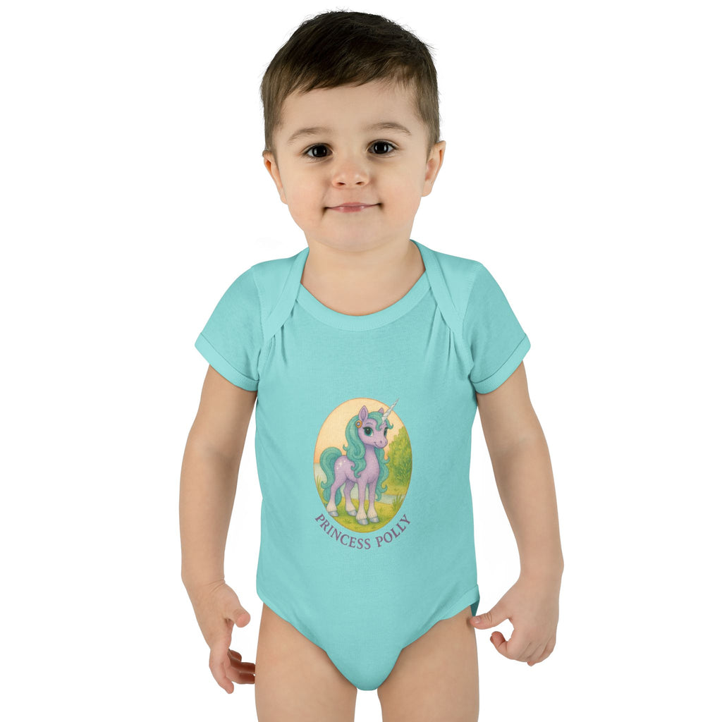 Baby Bodysuit - Princess Polly Unicorn Design