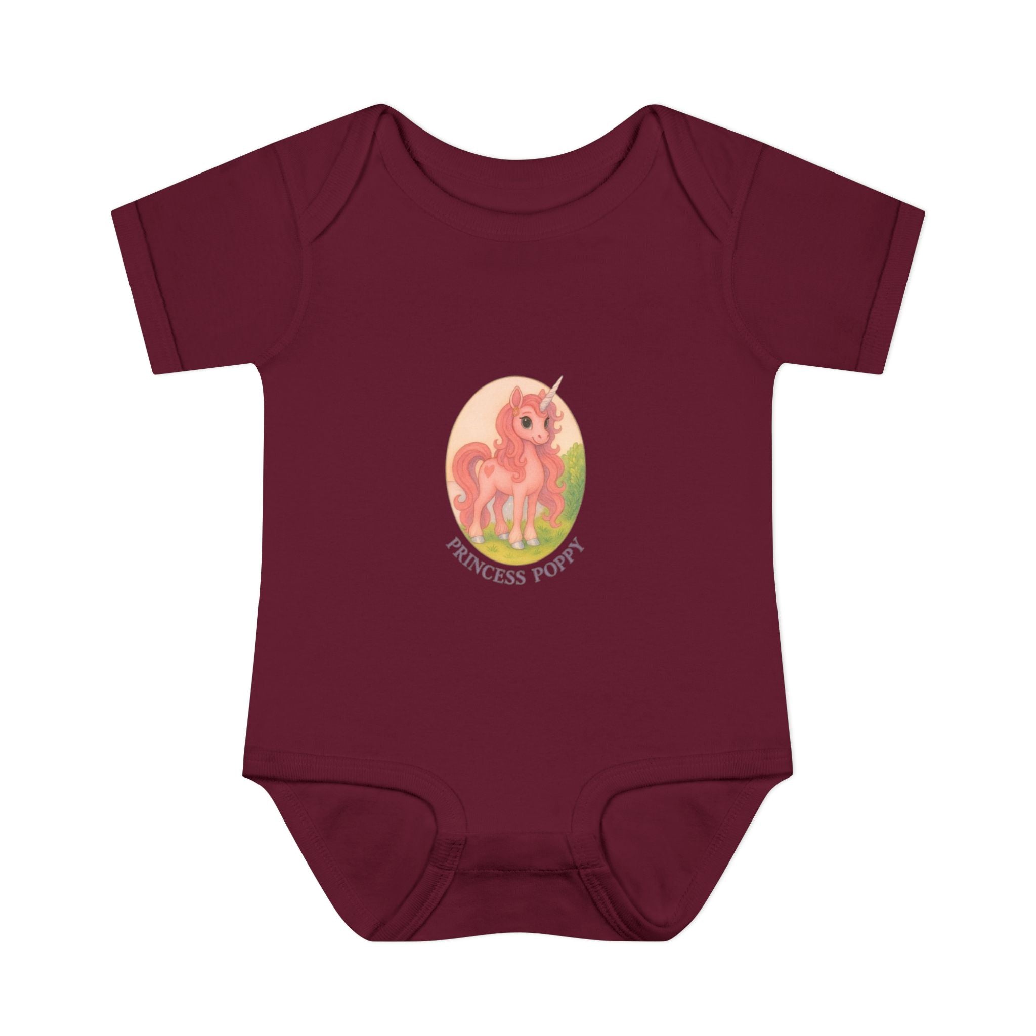 Baby Bodysuit Princess Poppy Unicorn