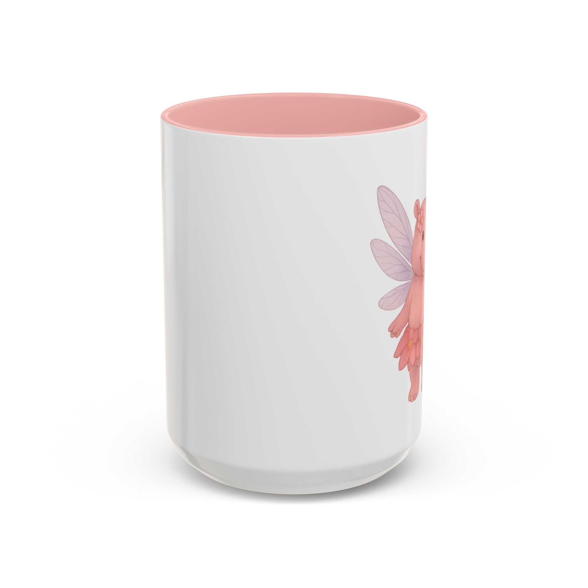 Coffee Mug - Whimsical Hippo Fairy Design