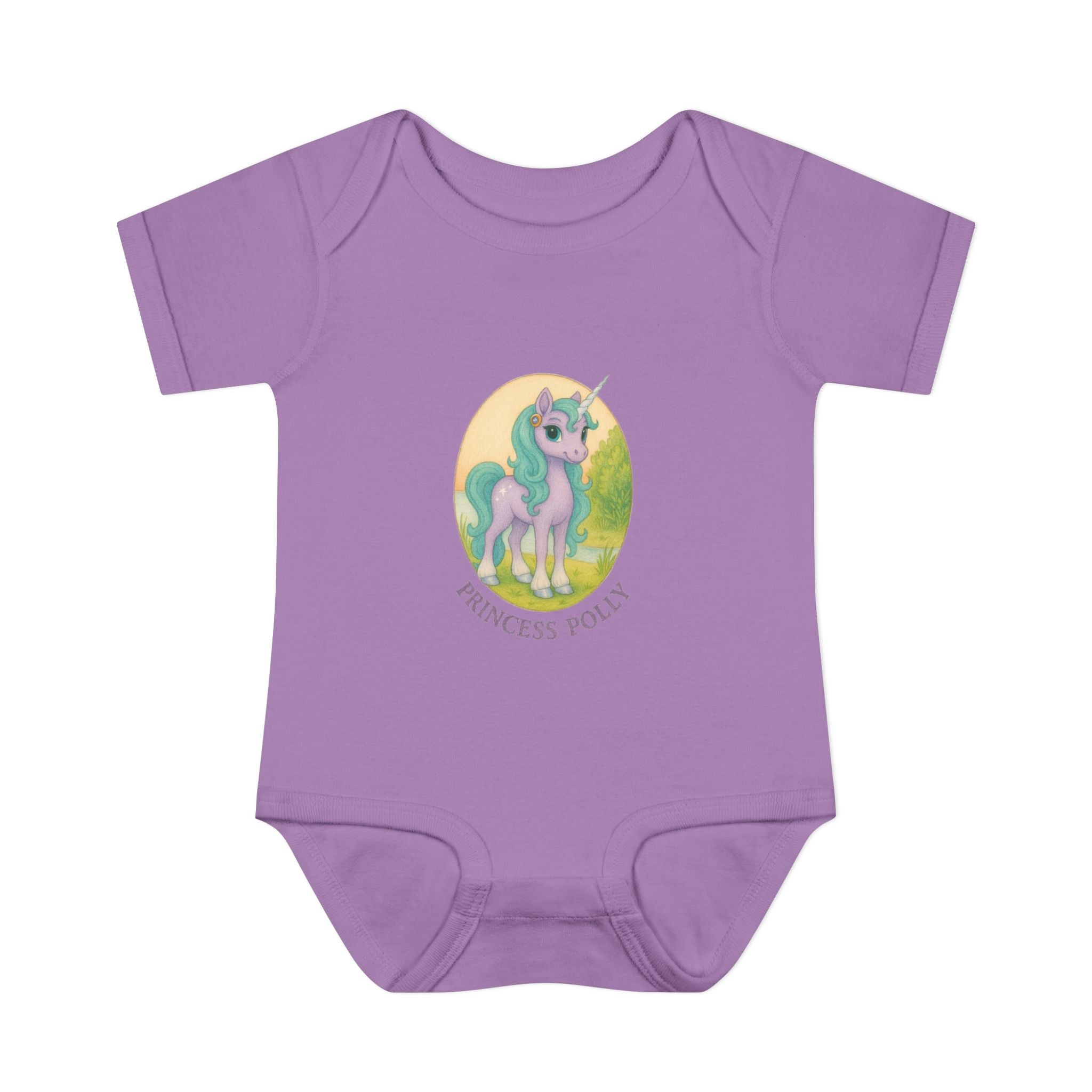 Baby Bodysuit - Princess Polly Unicorn Design