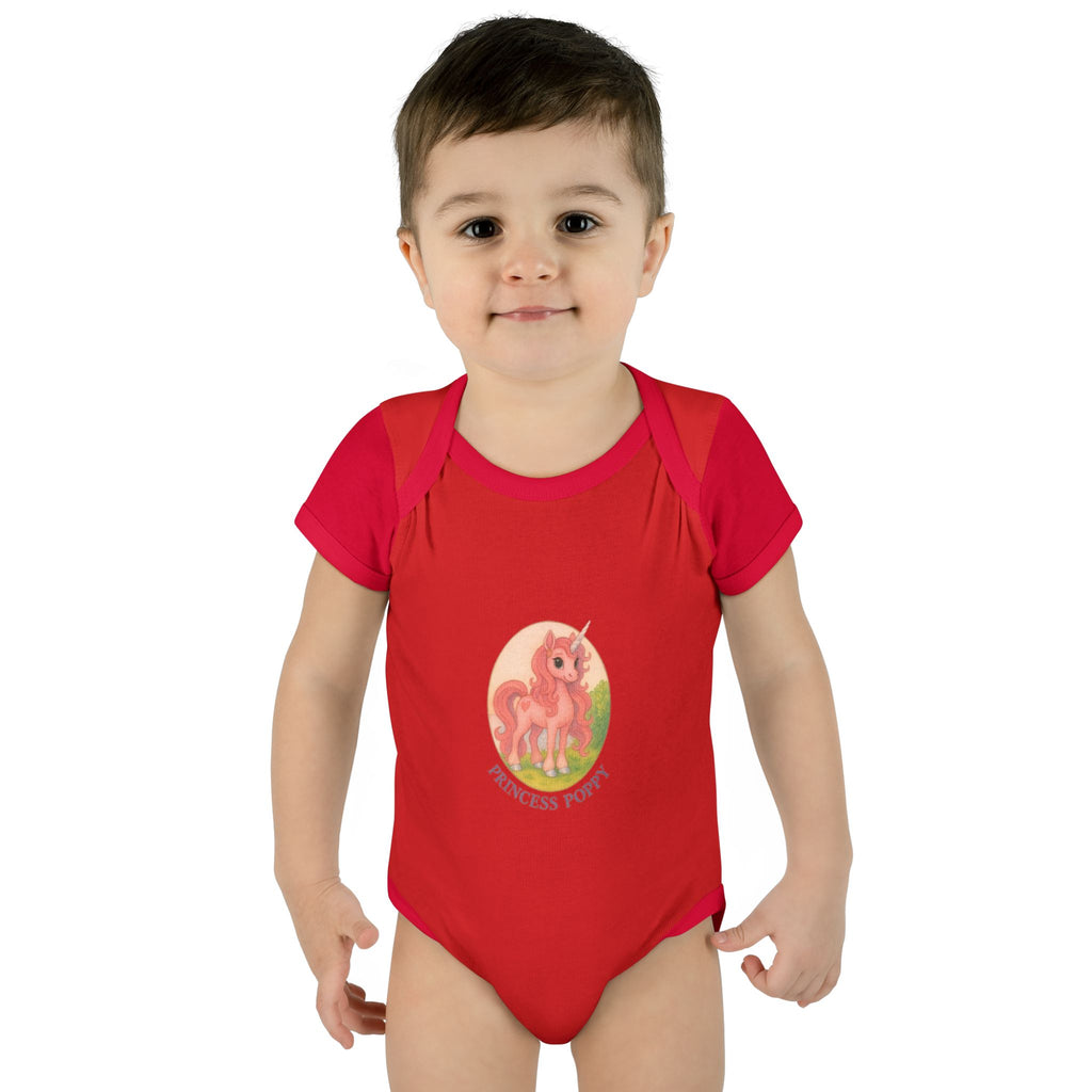 Baby Bodysuit Princess Poppy Unicorn