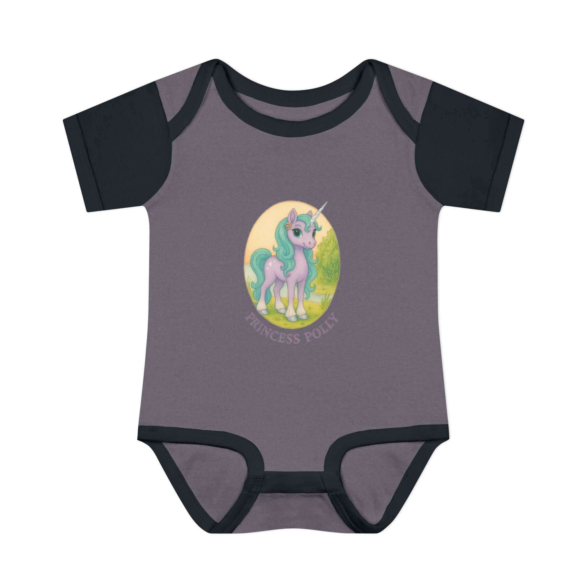 Baby Bodysuit - Princess Polly Unicorn Design
