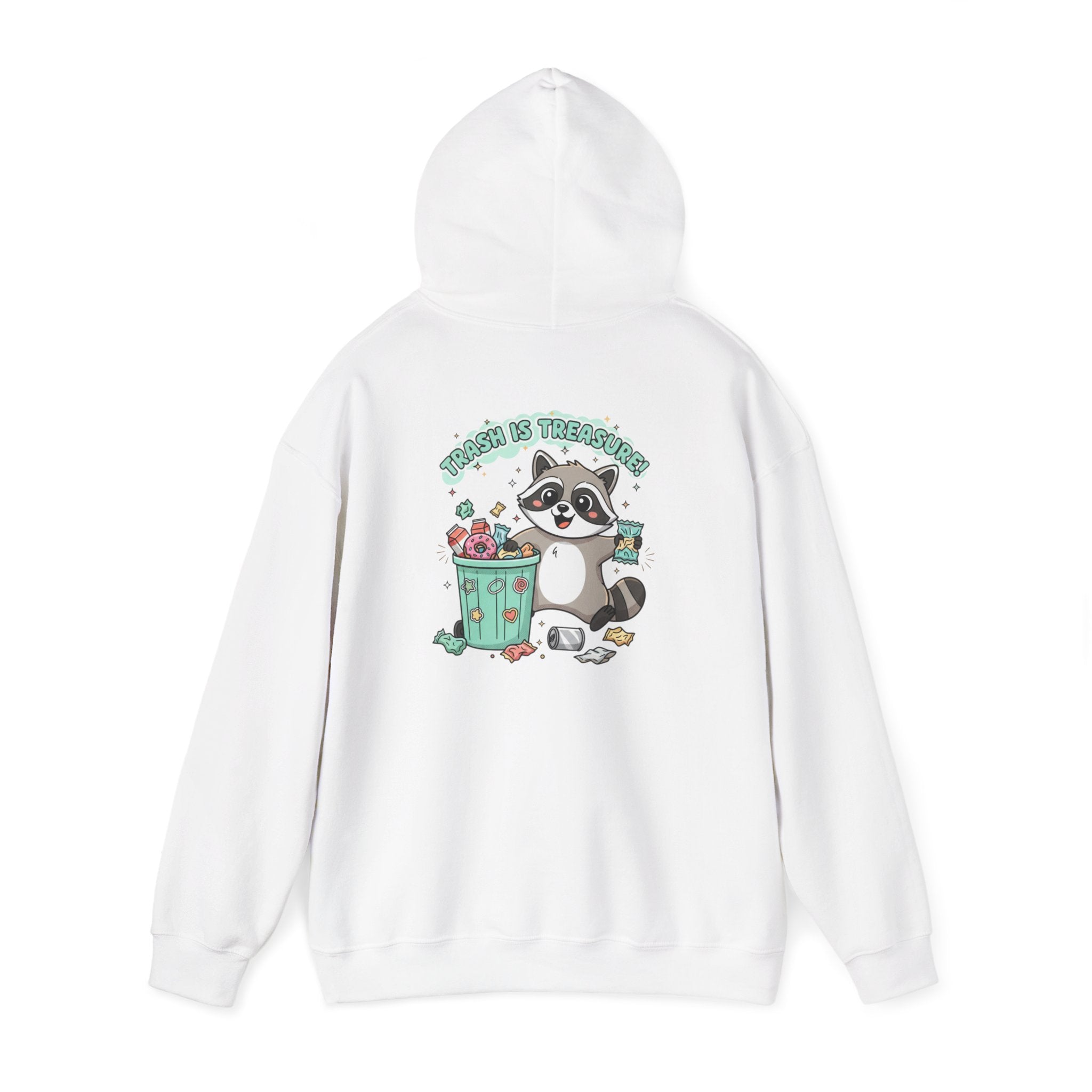 Funny Raccoon Trash Hoodie – 'Trash Panda' Graphic Sweatshirt
