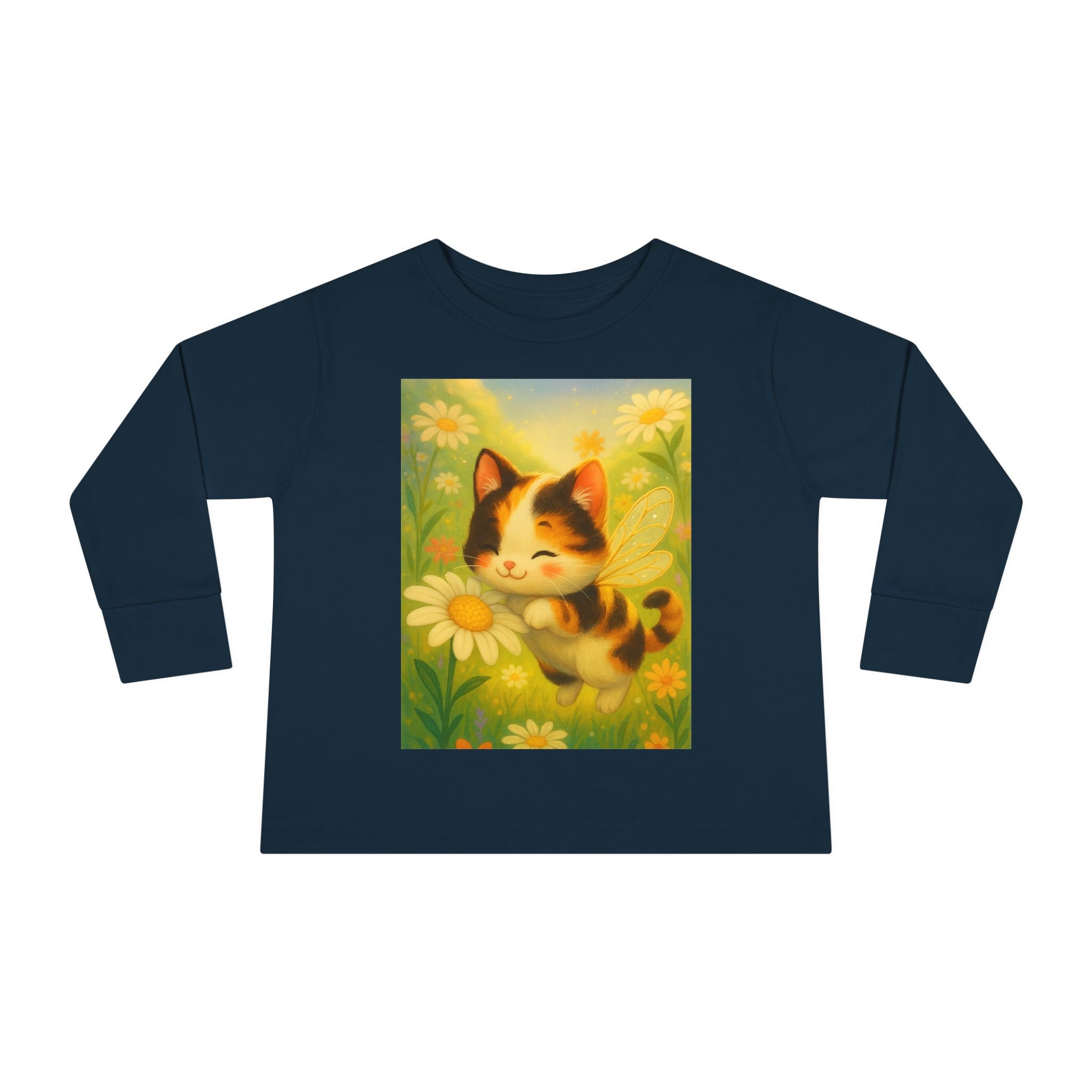 Toddler Tee - Whimsical Buzzabelle the Bumble Cat