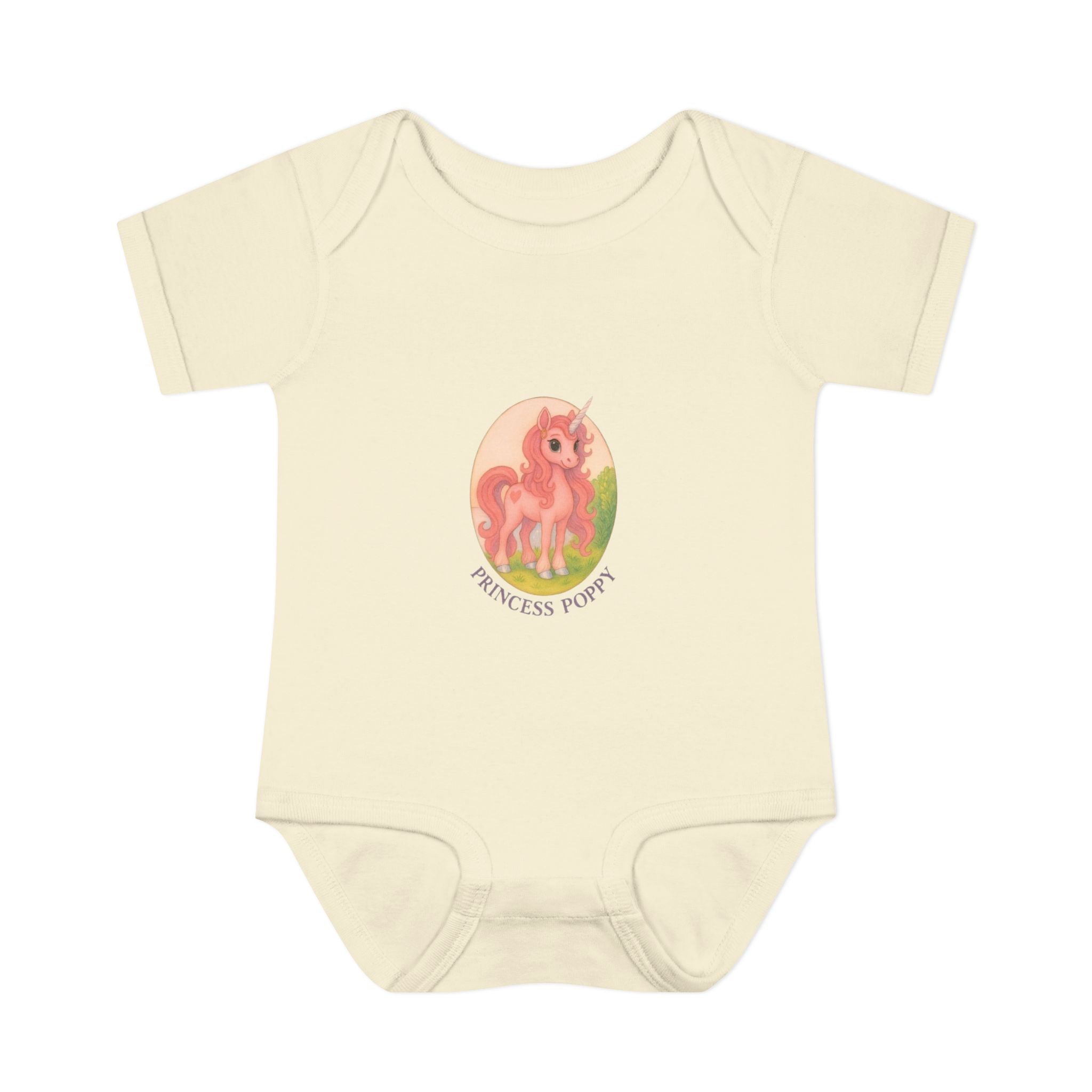 Baby Bodysuit Princess Poppy Unicorn