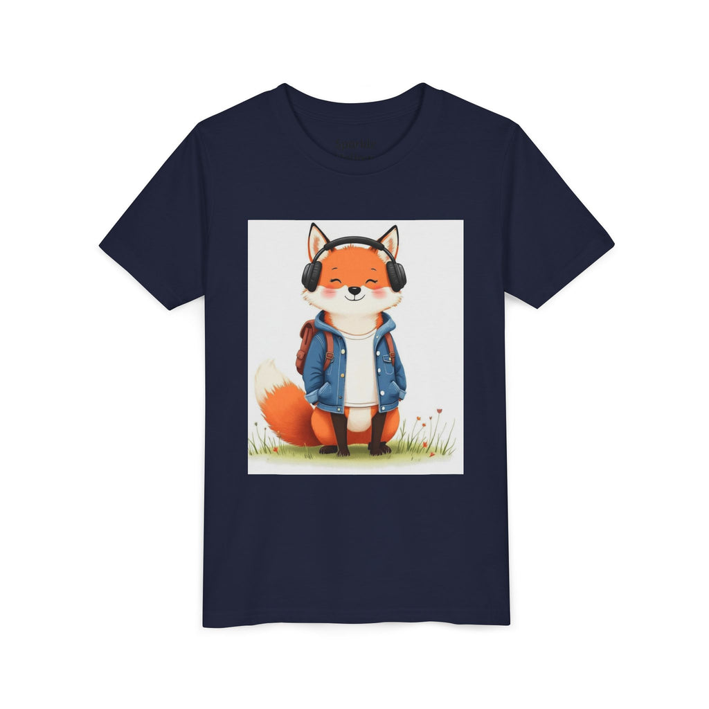 Cool Fox Kid T-Shirt — Sparkle Hollow Youth Tee