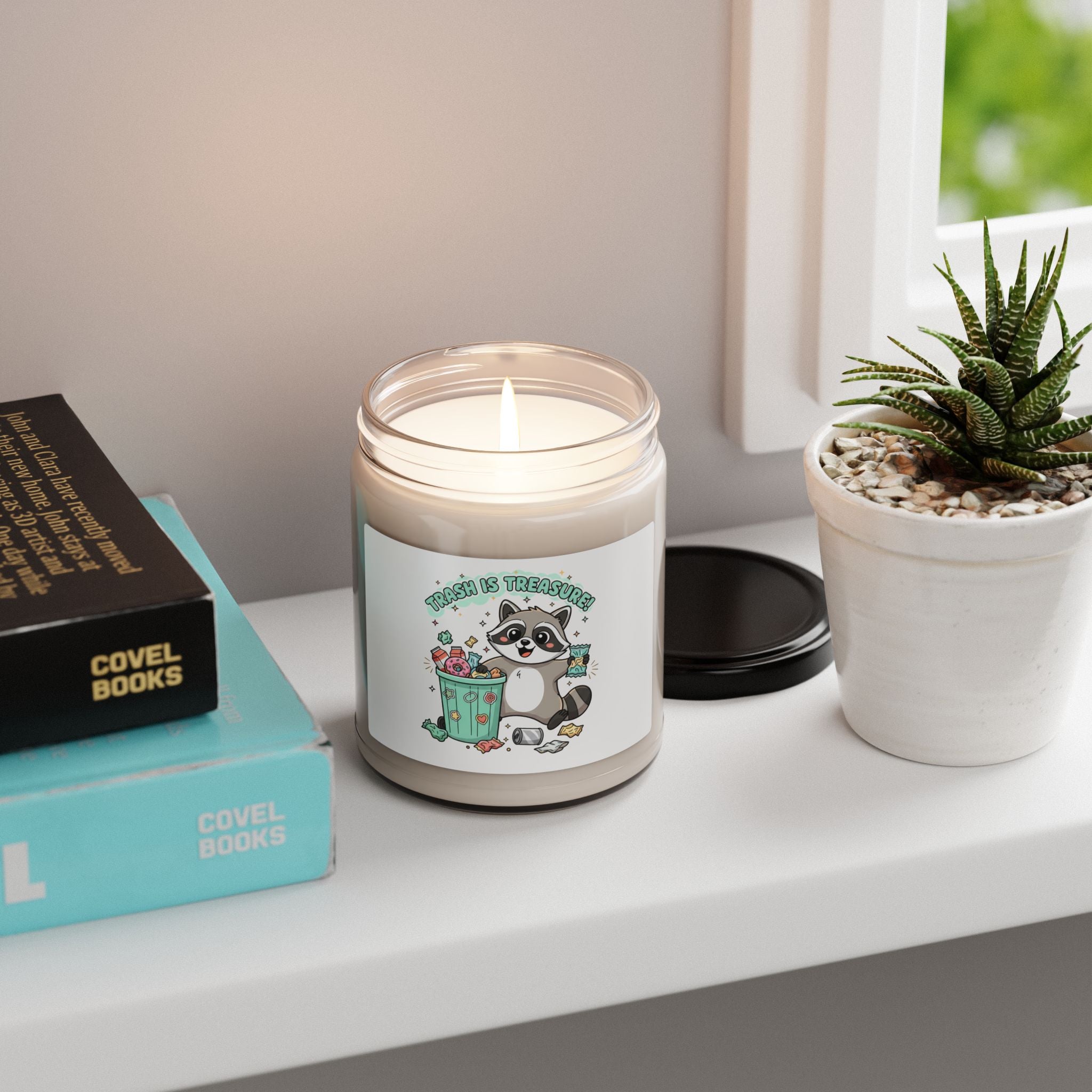 Trash Panda Christmas Candle | Scented Soy Candle, 9oz