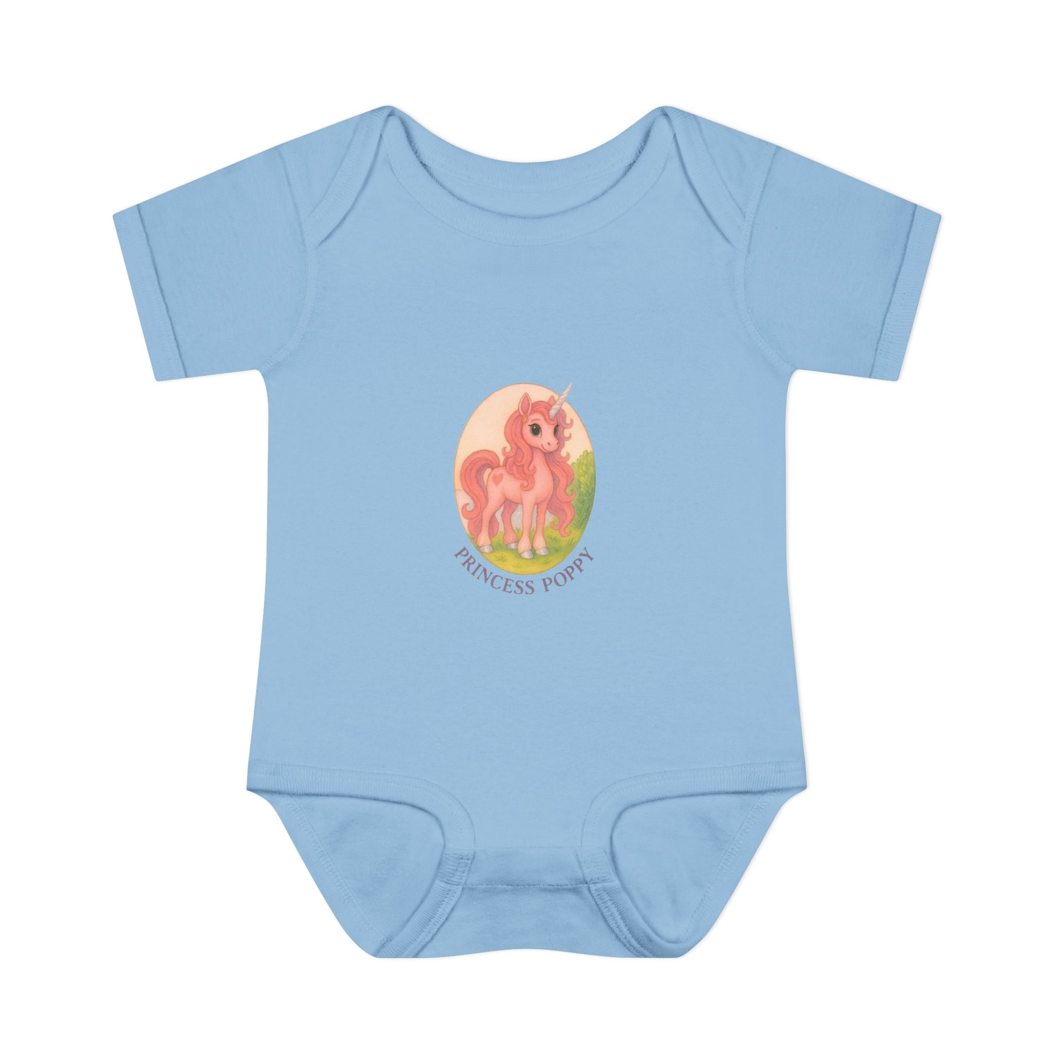 Baby Bodysuit Princess Poppy Unicorn