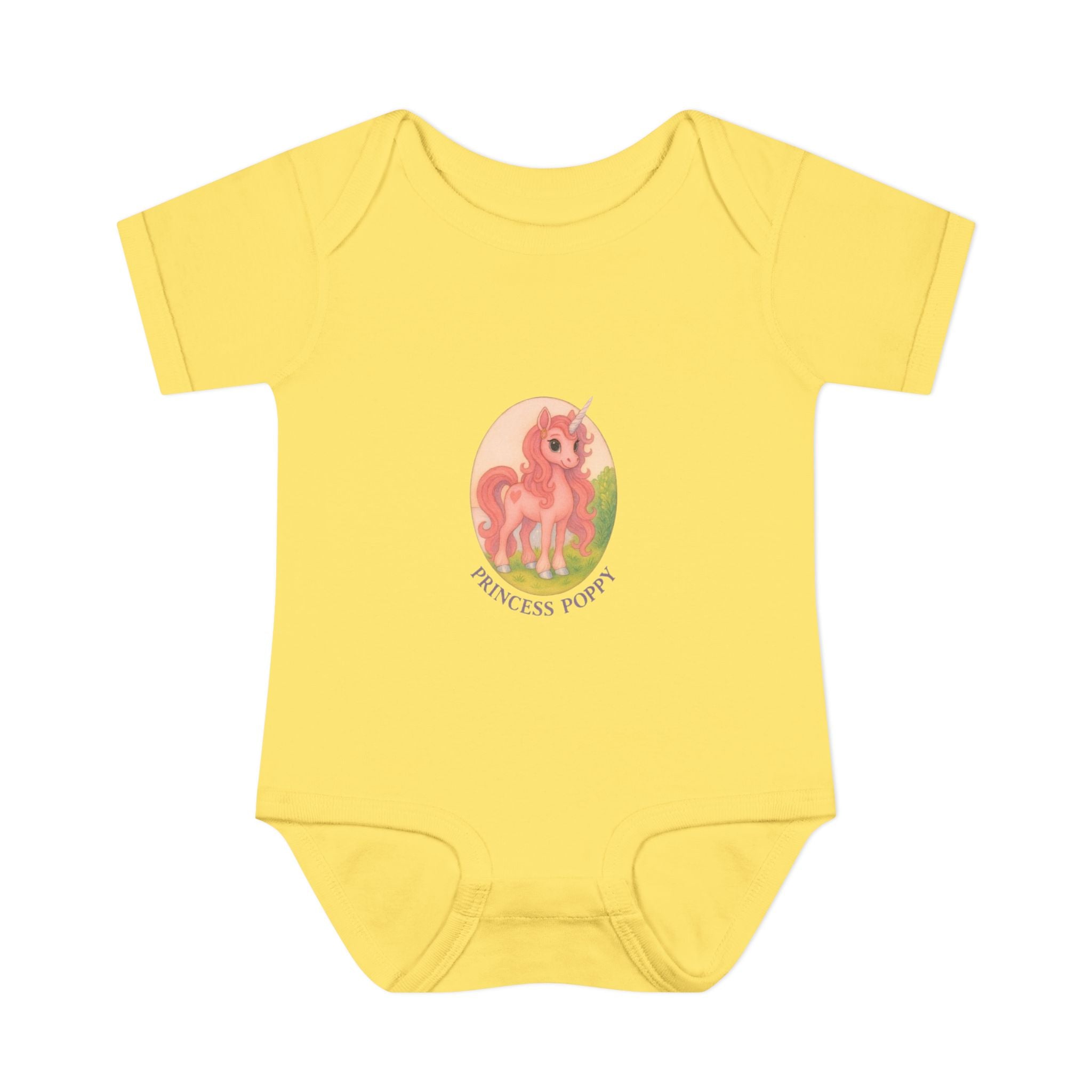 Baby Bodysuit Princess Poppy Unicorn