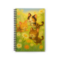 Whimsical Bumble Cat Spiral Notebook — Ruled Journal for Notes & School